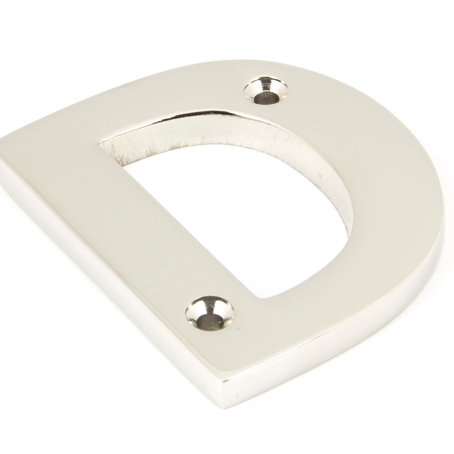 From The Anvil's Polished Nickel Polished Nickel Letter