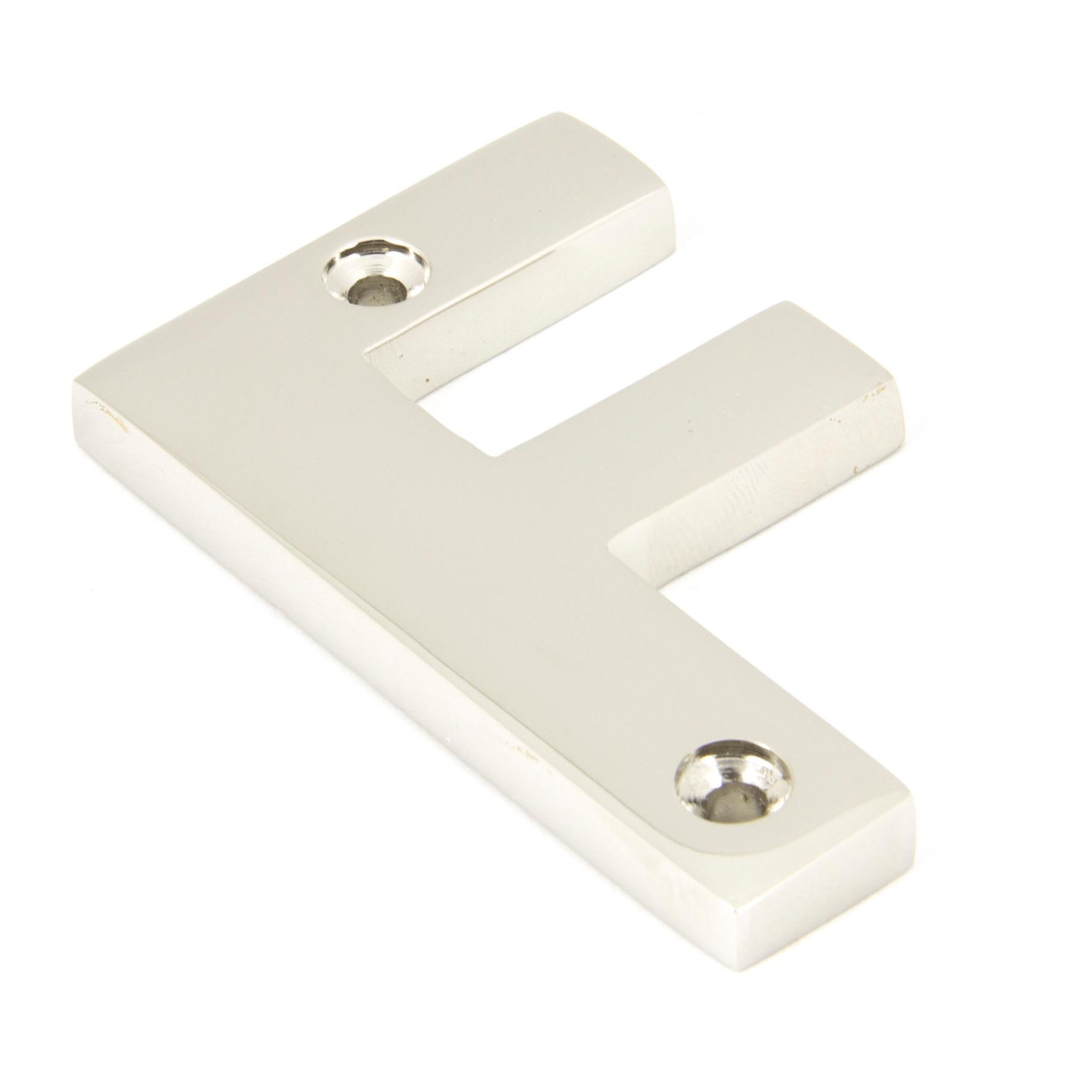 From The Anvil's Polished Nickel Polished Nickel Letter