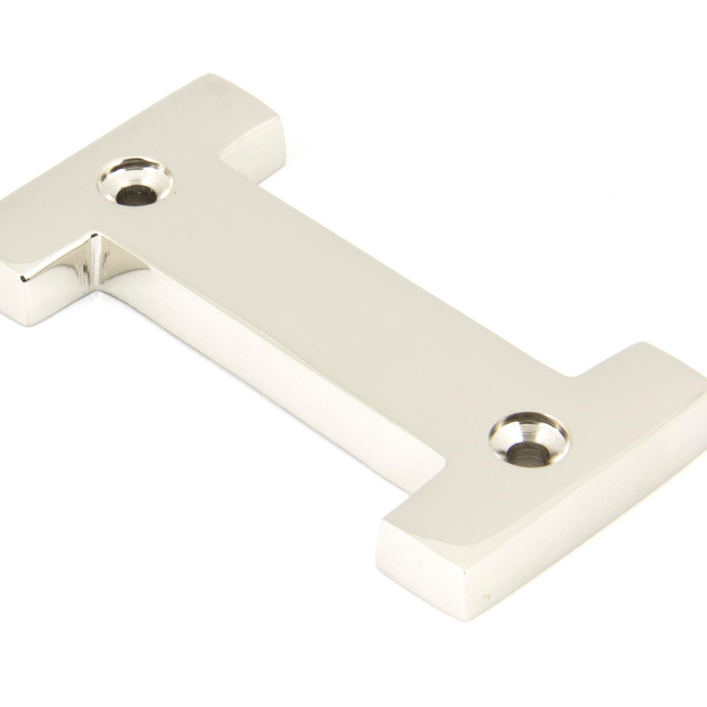 From The Anvil's Polished Nickel Polished Nickel Letter