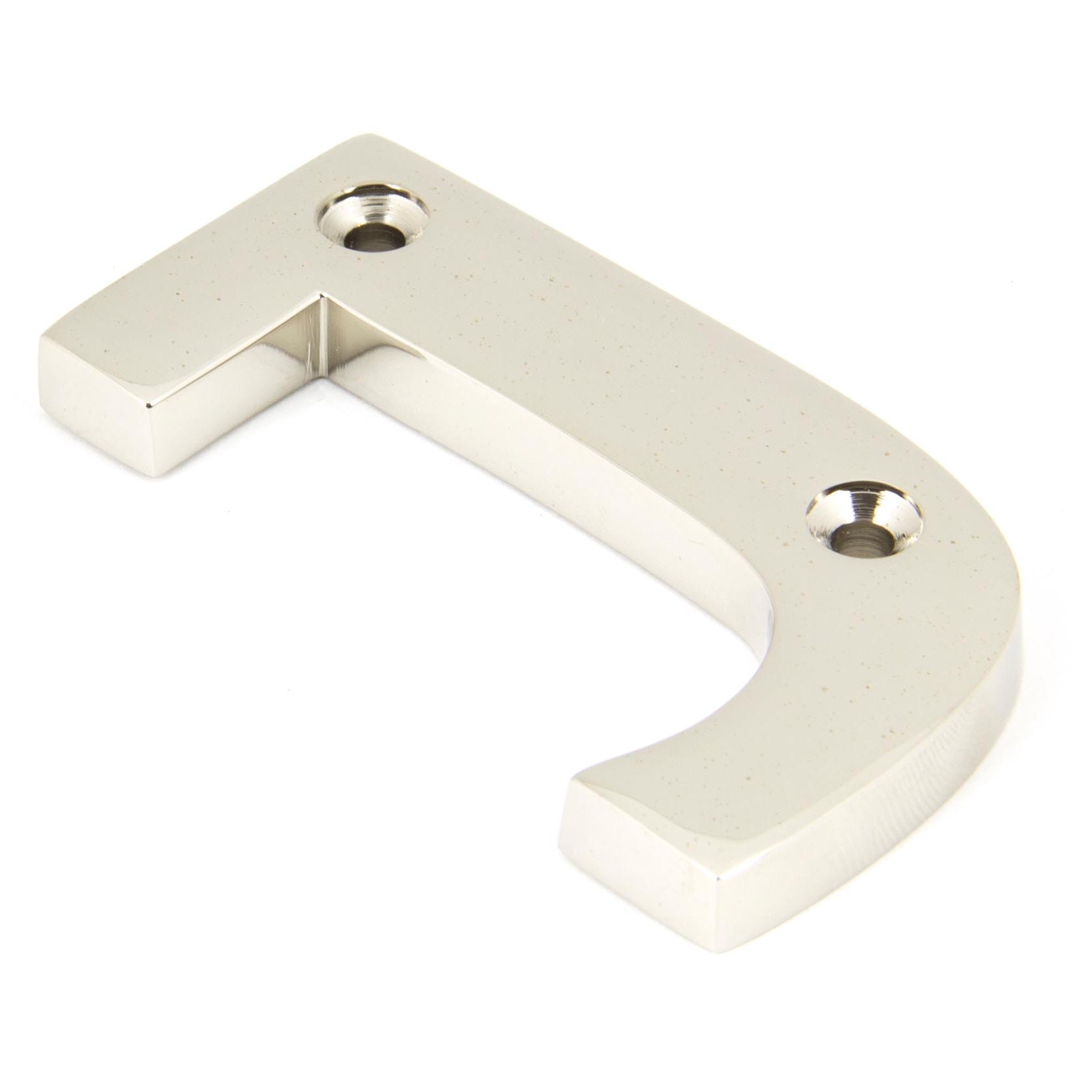 From The Anvil's Polished Nickel Polished Nickel Letter