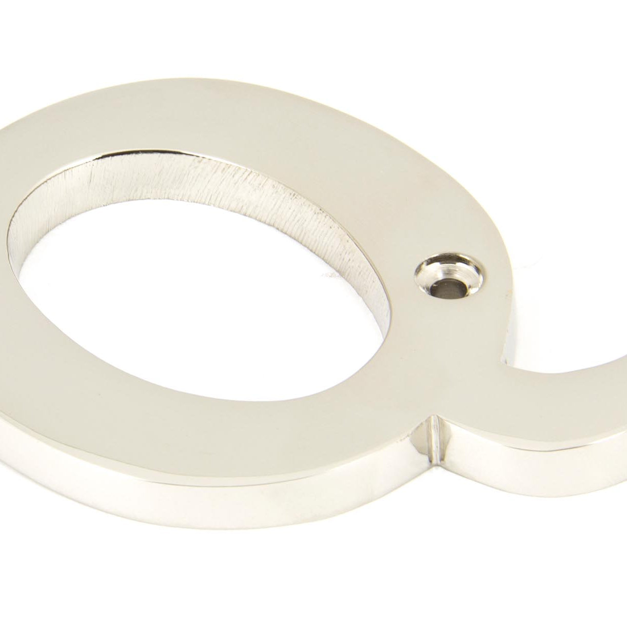 From The Anvil's Polished Nickel Polished Nickel Letter