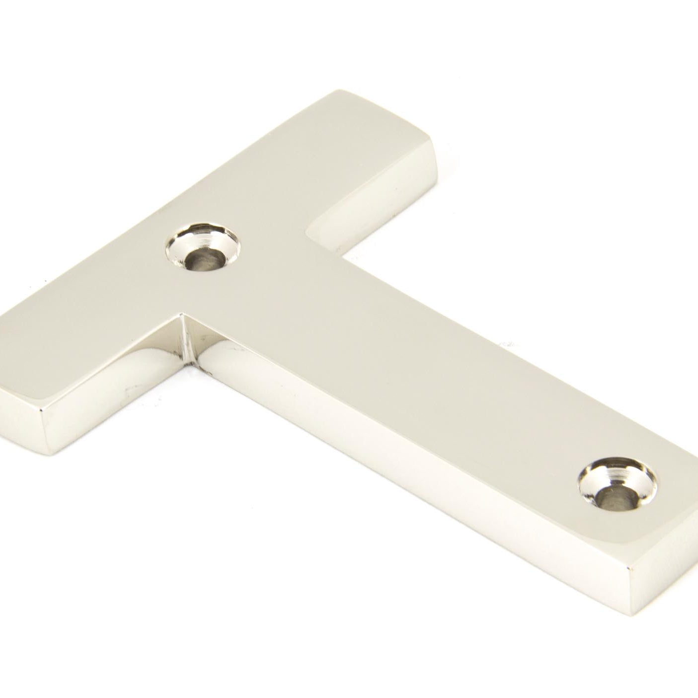 From The Anvil's Polished Nickel Polished Nickel Letter