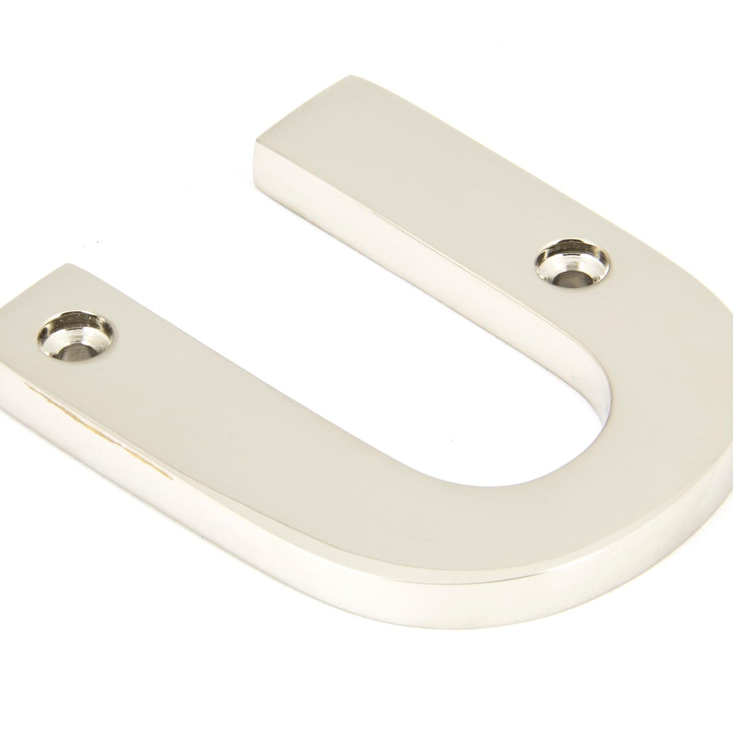 From The Anvil's Polished Nickel Polished Nickel Letter