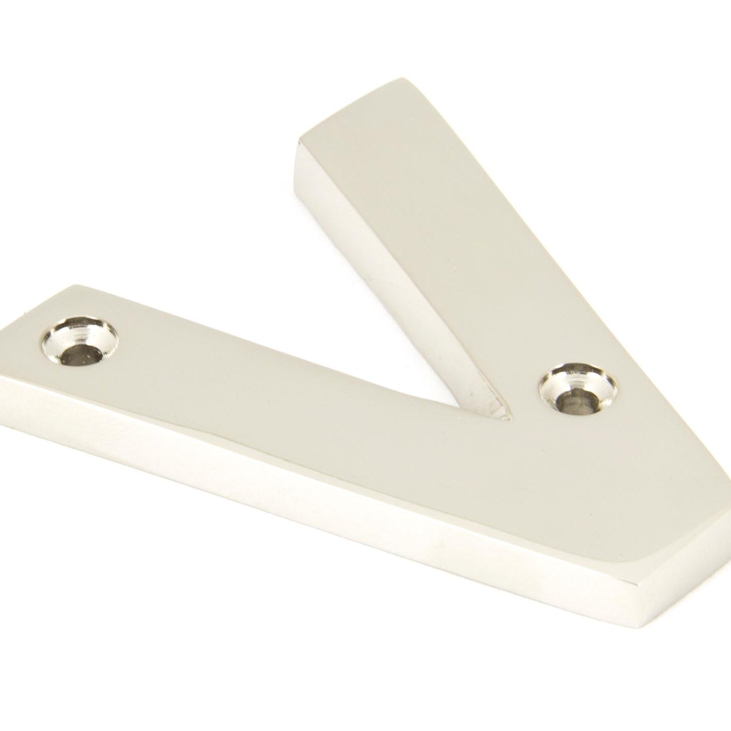 From The Anvil's Polished Nickel Polished Nickel Letter