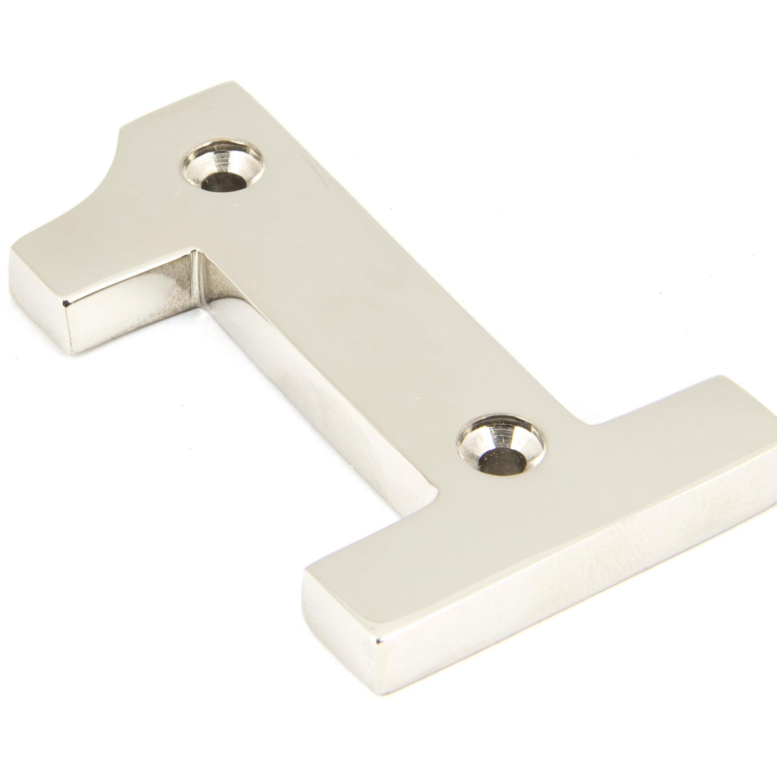From The Anvil's Polished Nickel Polished Nickel Numeral