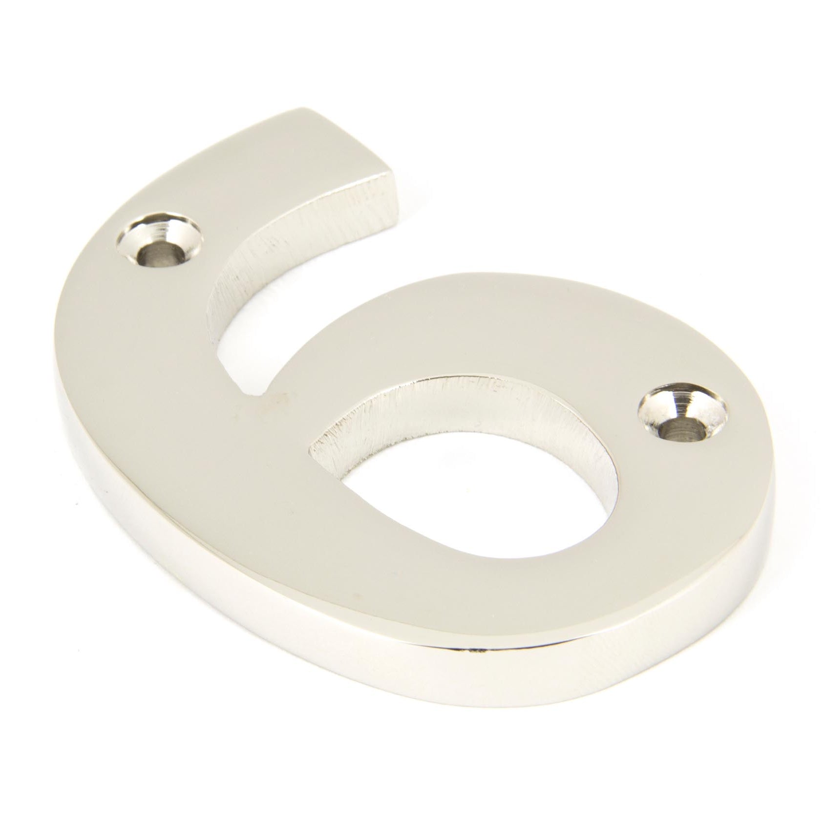 From The Anvil's Polished Nickel Polished Nickel Numeral