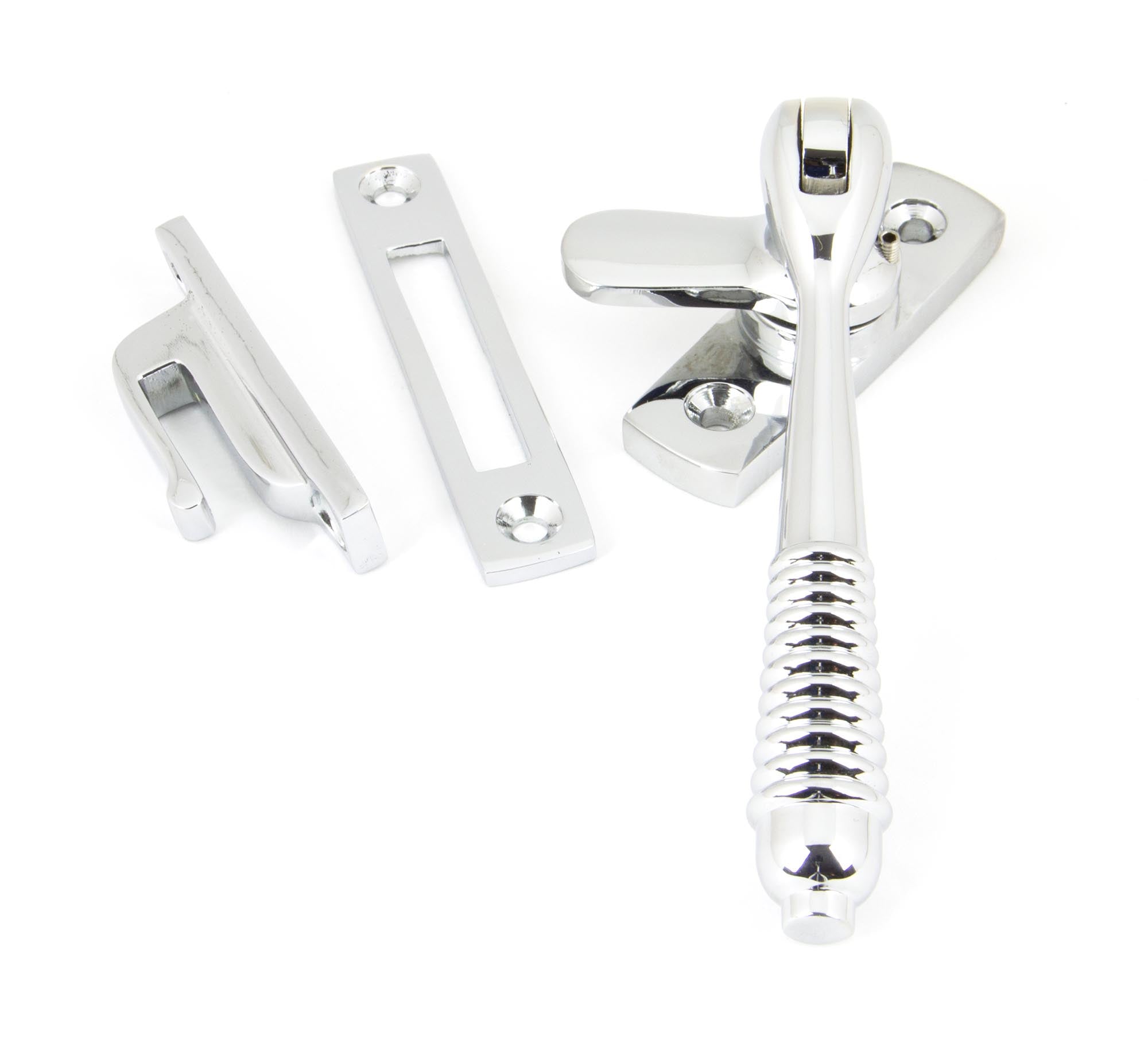 From The Anvil's Polished Chrome Locking Reeded Fastener