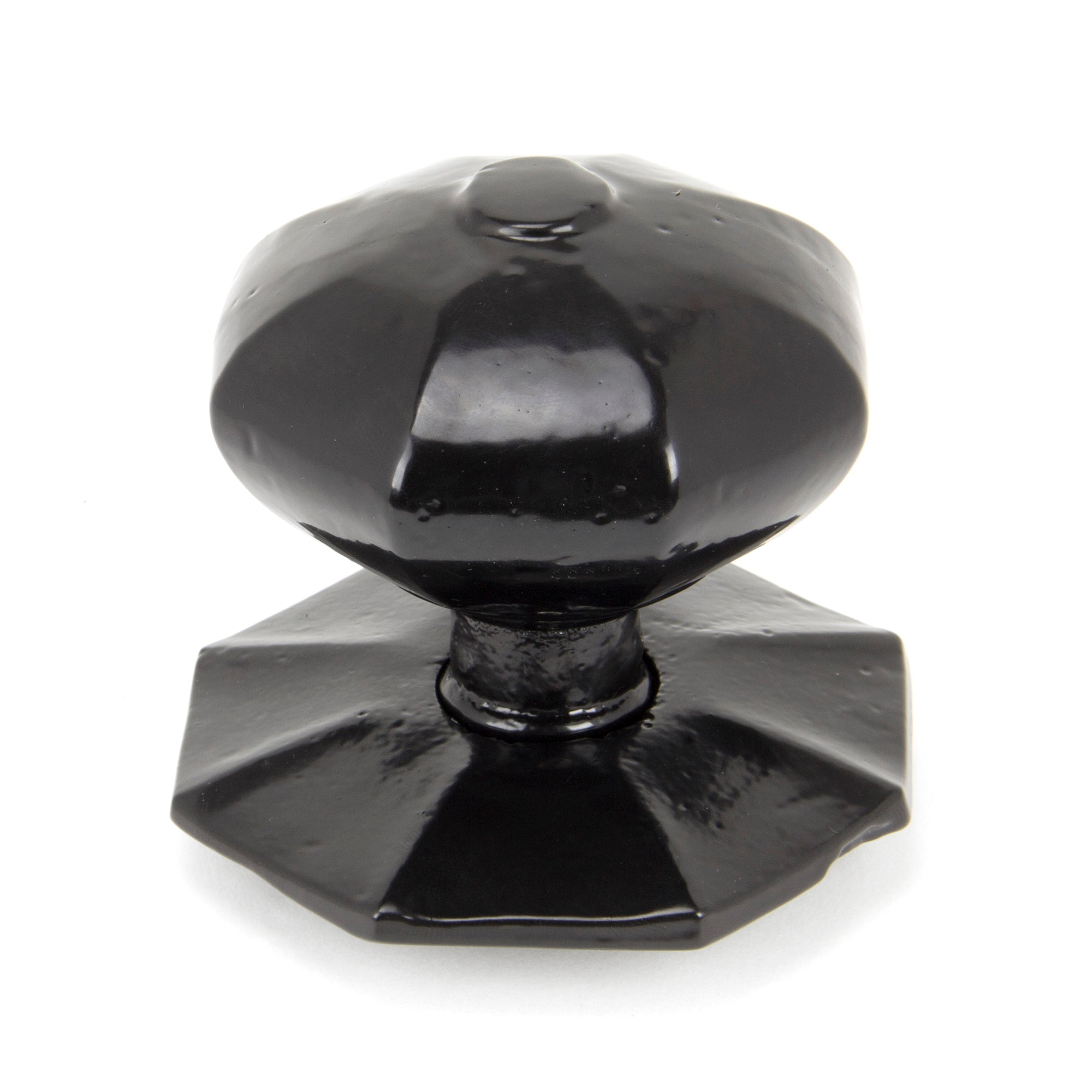 From The Anvil's Black Octagonal Centre Door Knob