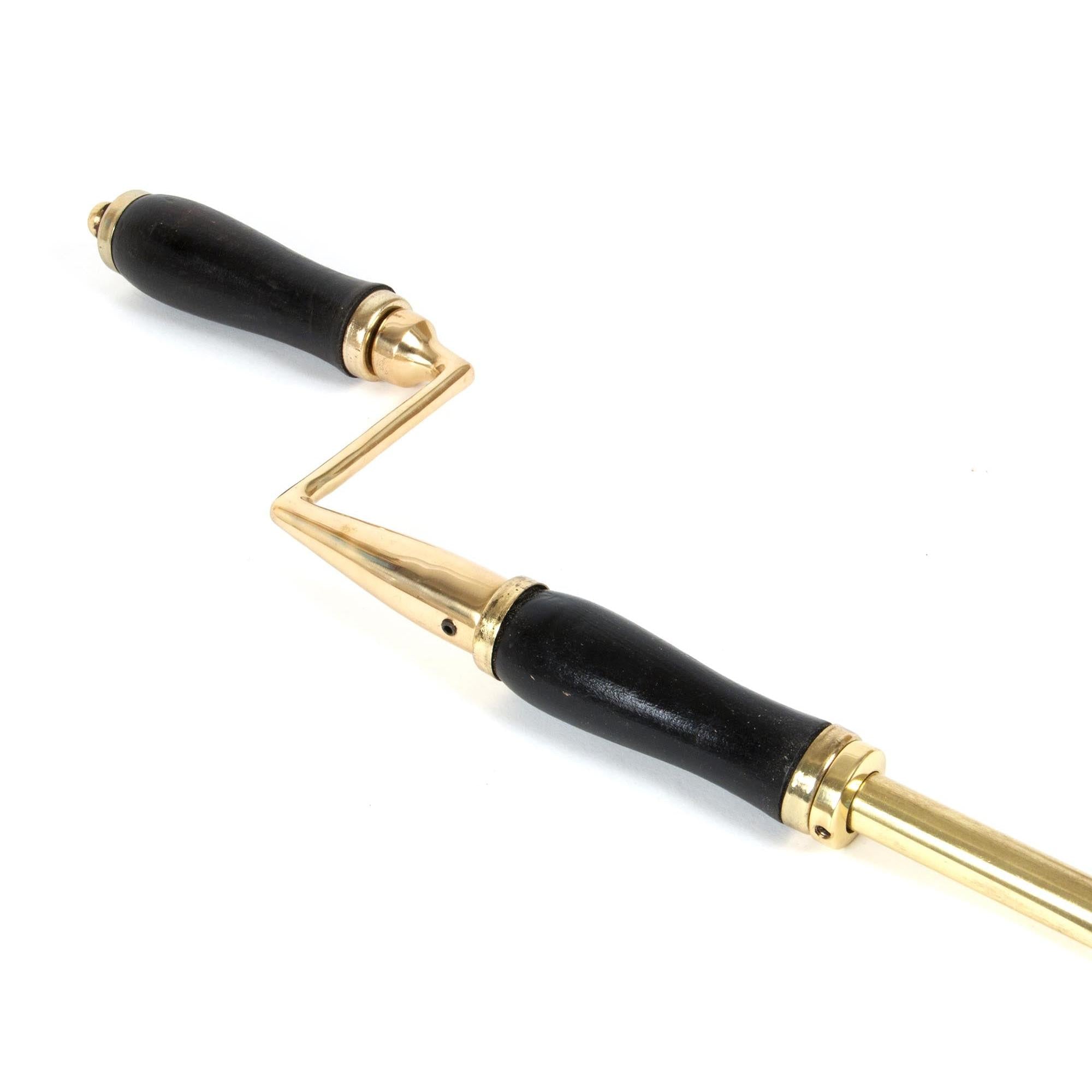 From The Anvil's Lacquered Brass Telescopic Window Winder