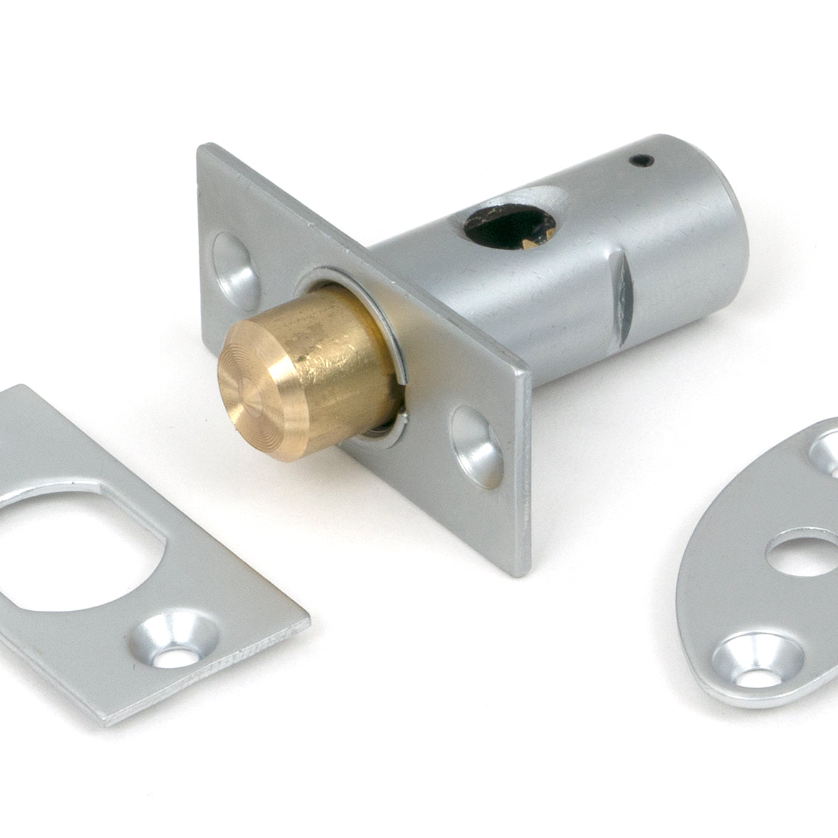 From The Anvil's Satin Chrome Security Window Bolt
