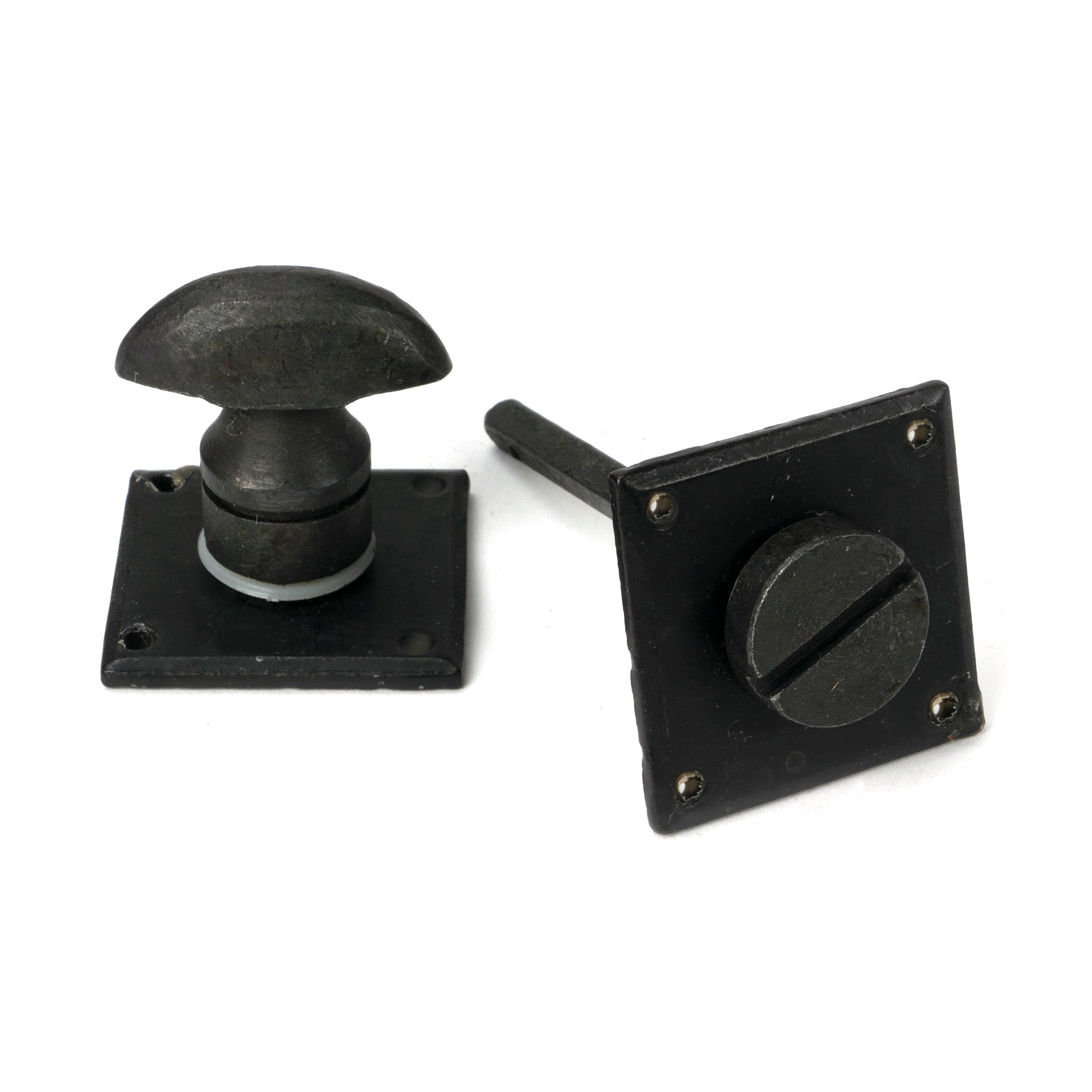 From The Anvil's External Beeswax Diamond Bathroom Thumbturn