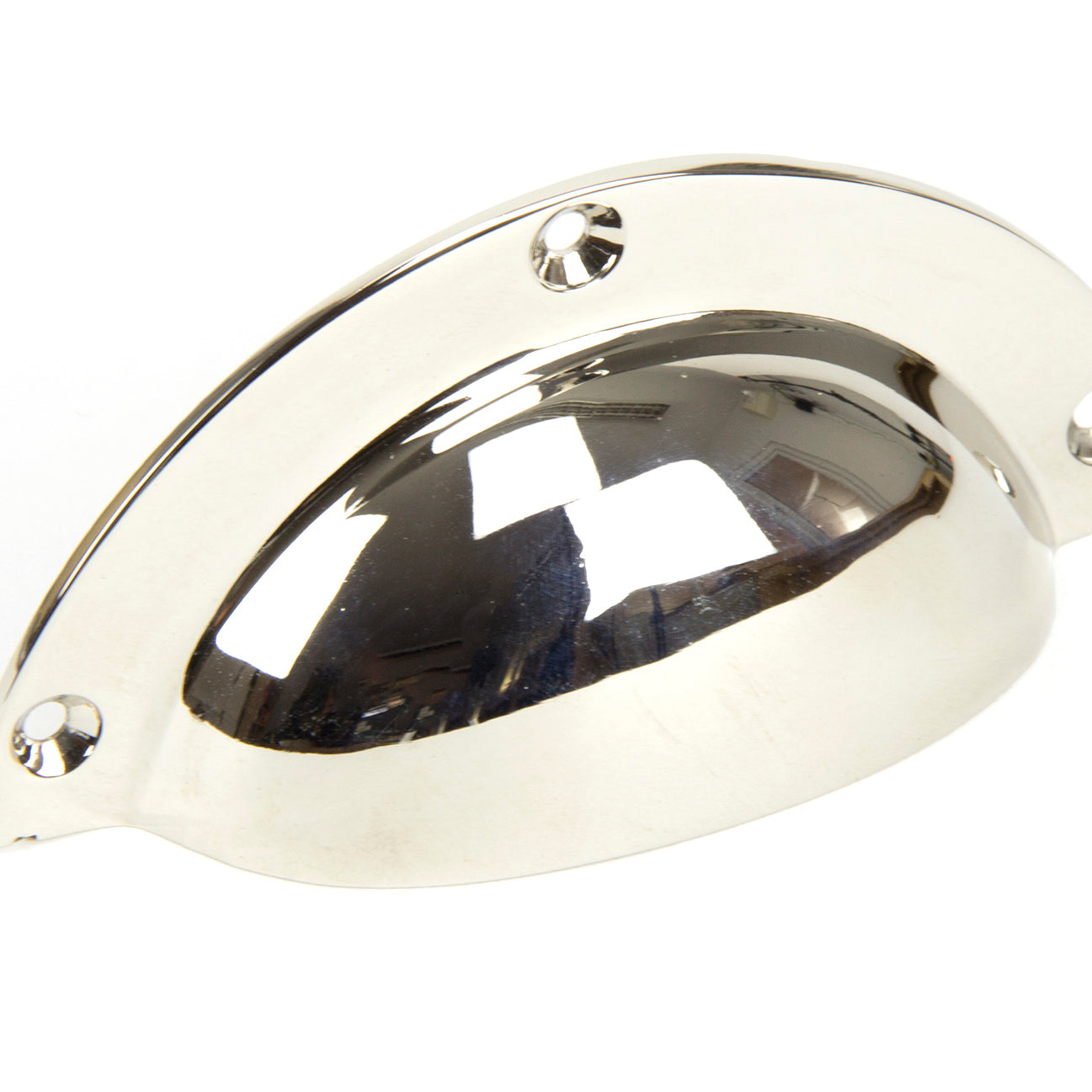 From The Anvil's Polished Nickel Plain Drawer Pull