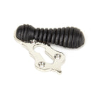 From The Anvil's Ebony Polished Nickel Beehive Escutcheon