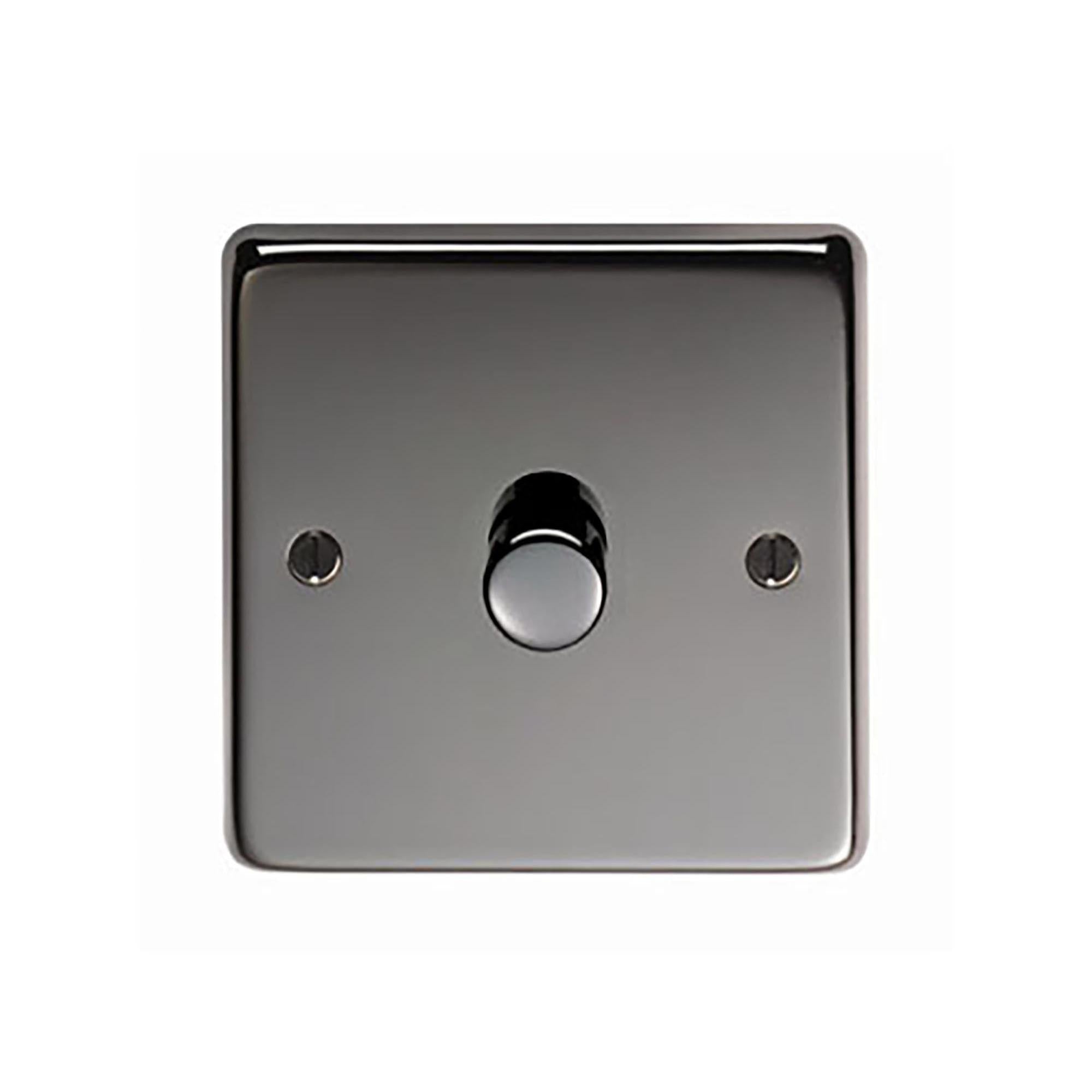 From The Anvil's Black Nickel LED Dimmer Switch