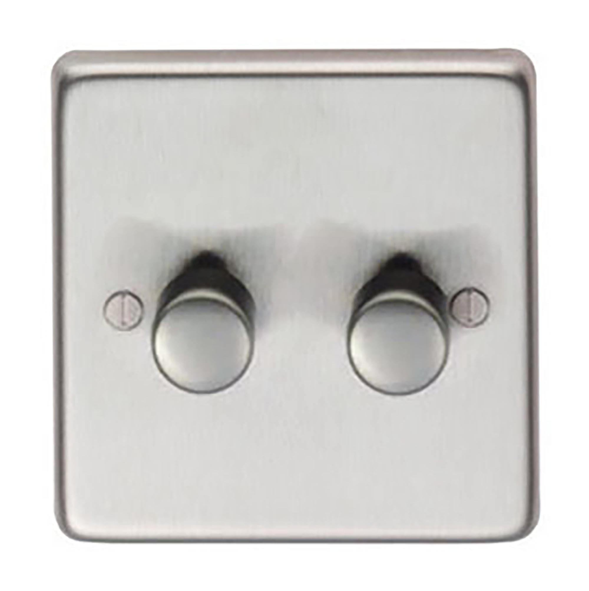 From The Anvil's Satin Stainless Steel LED Dimmer Switch