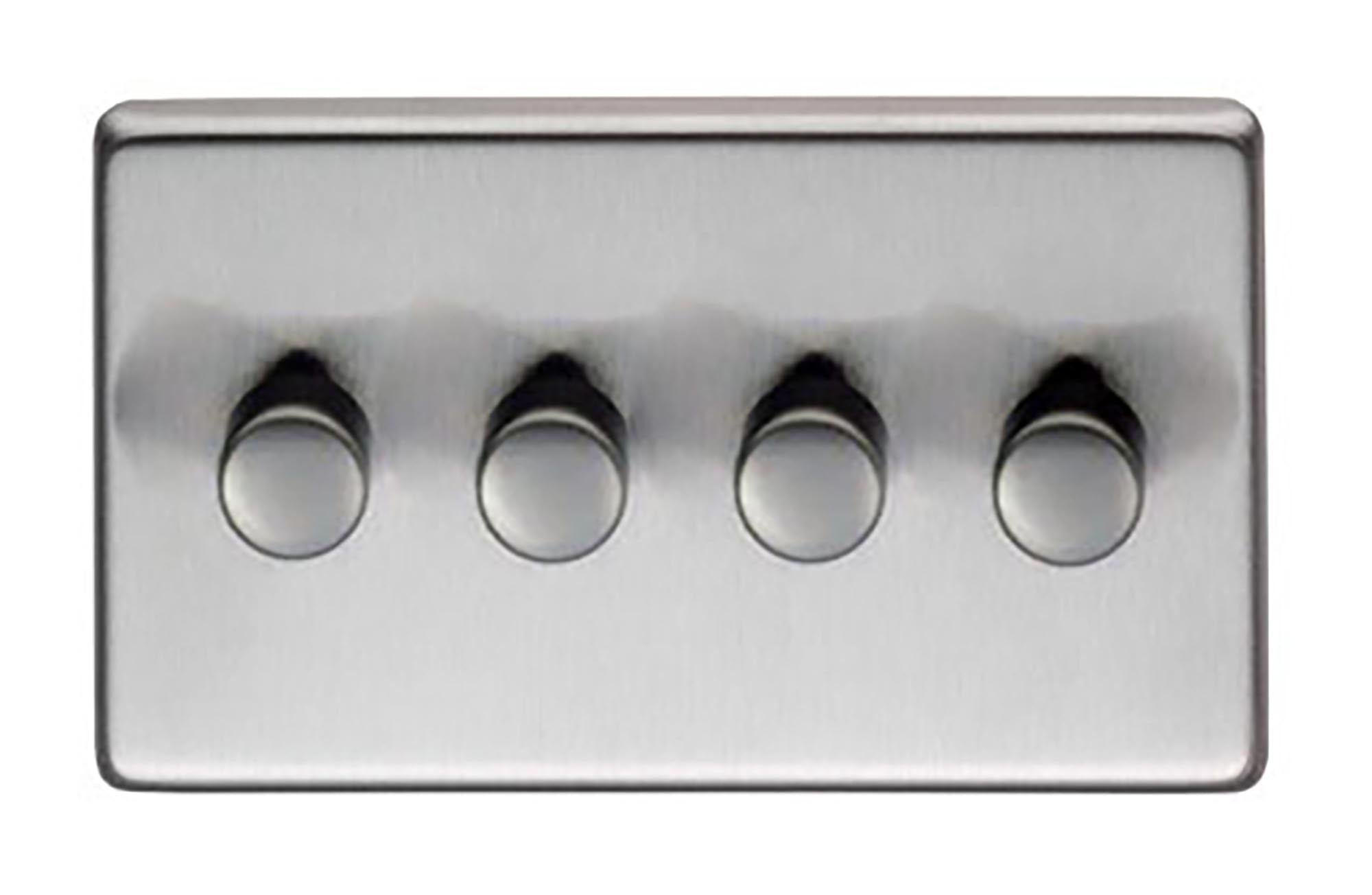 From The Anvil's Satin Stainless Steel LED Dimmer Switch