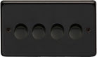 From The Anvil's Matt Black LED Dimmer Switch