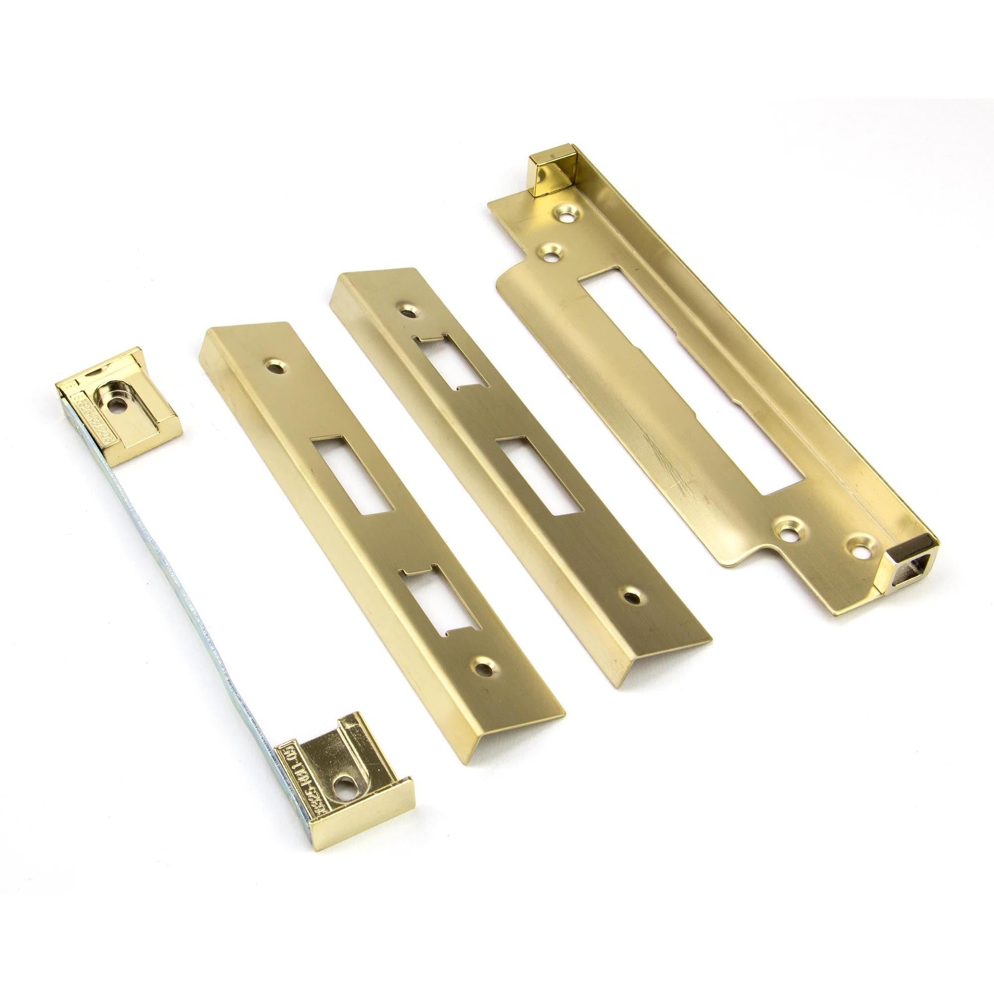 From The Anvil's PVD Brass ½" Euro Sash Lock Rebate Kit