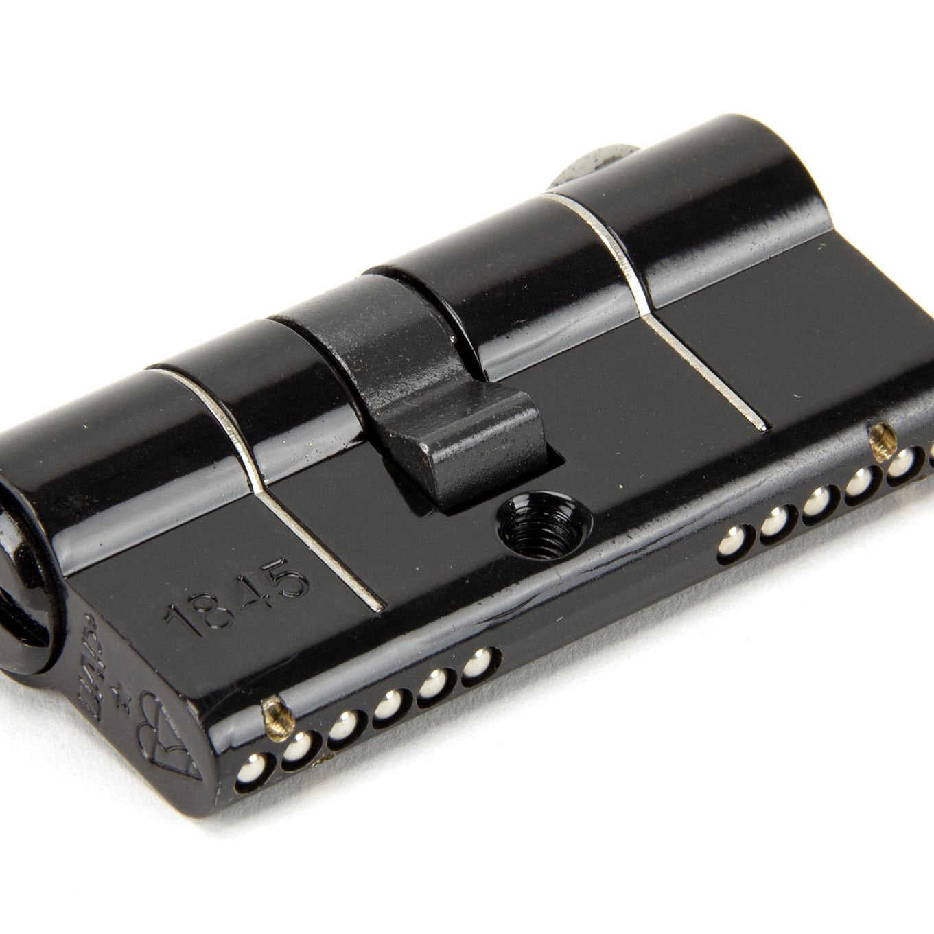 From The Anvil's Black 6 Pin Euro Cylinder
