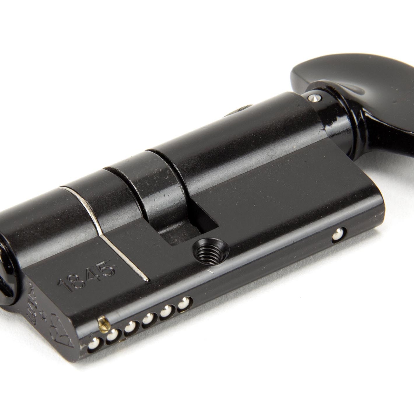 From The Anvil's Black 6 Pin Euro Cylinder/Thumbturn