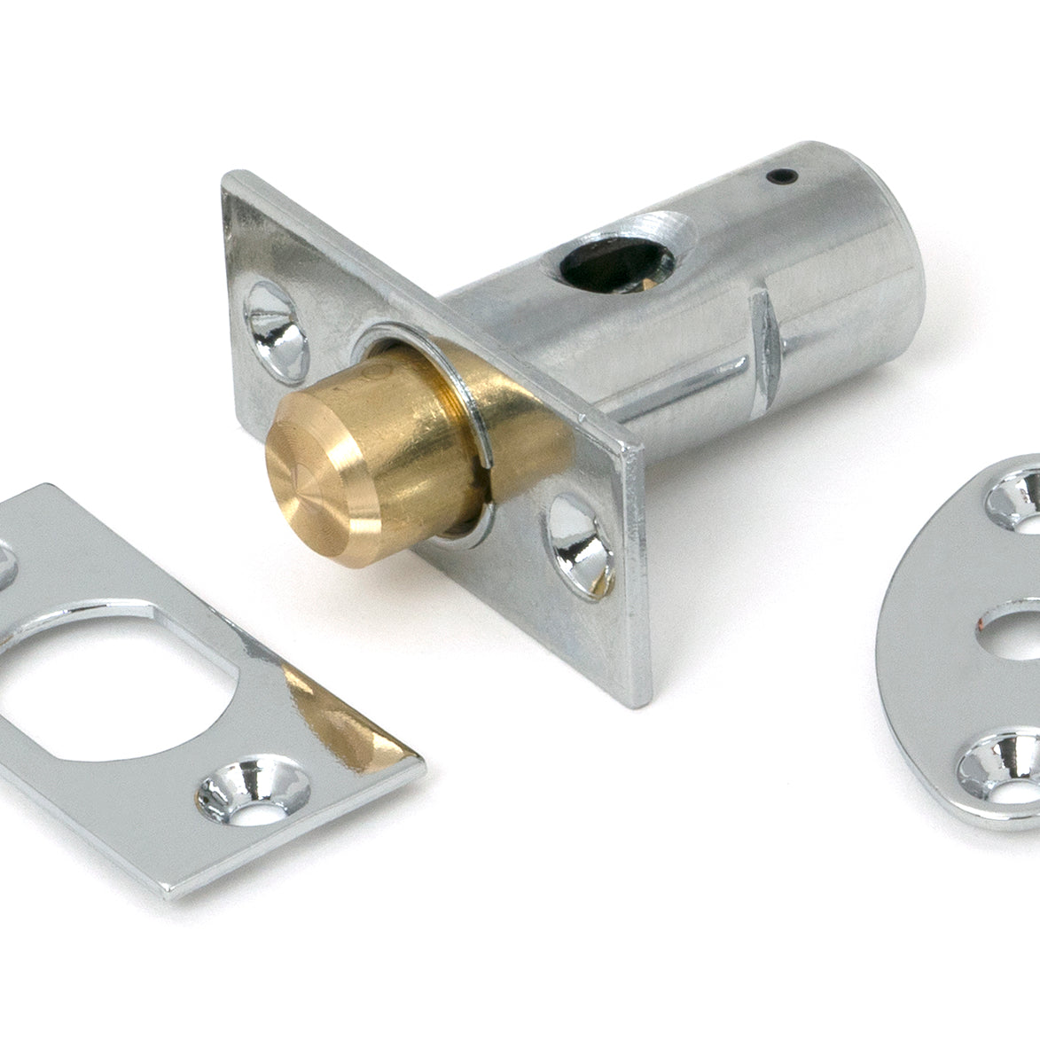 From The Anvil's Polished Chrome Security Window Bolt