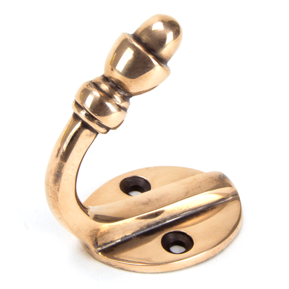 From The Anvil's Polished Bronze Coat Hook