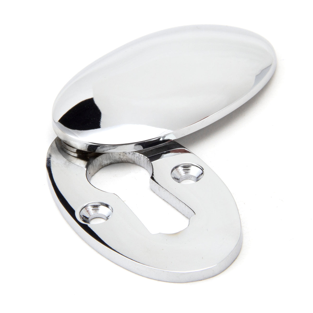 From The Anvil's Polished Chrome Oval Escutcheon