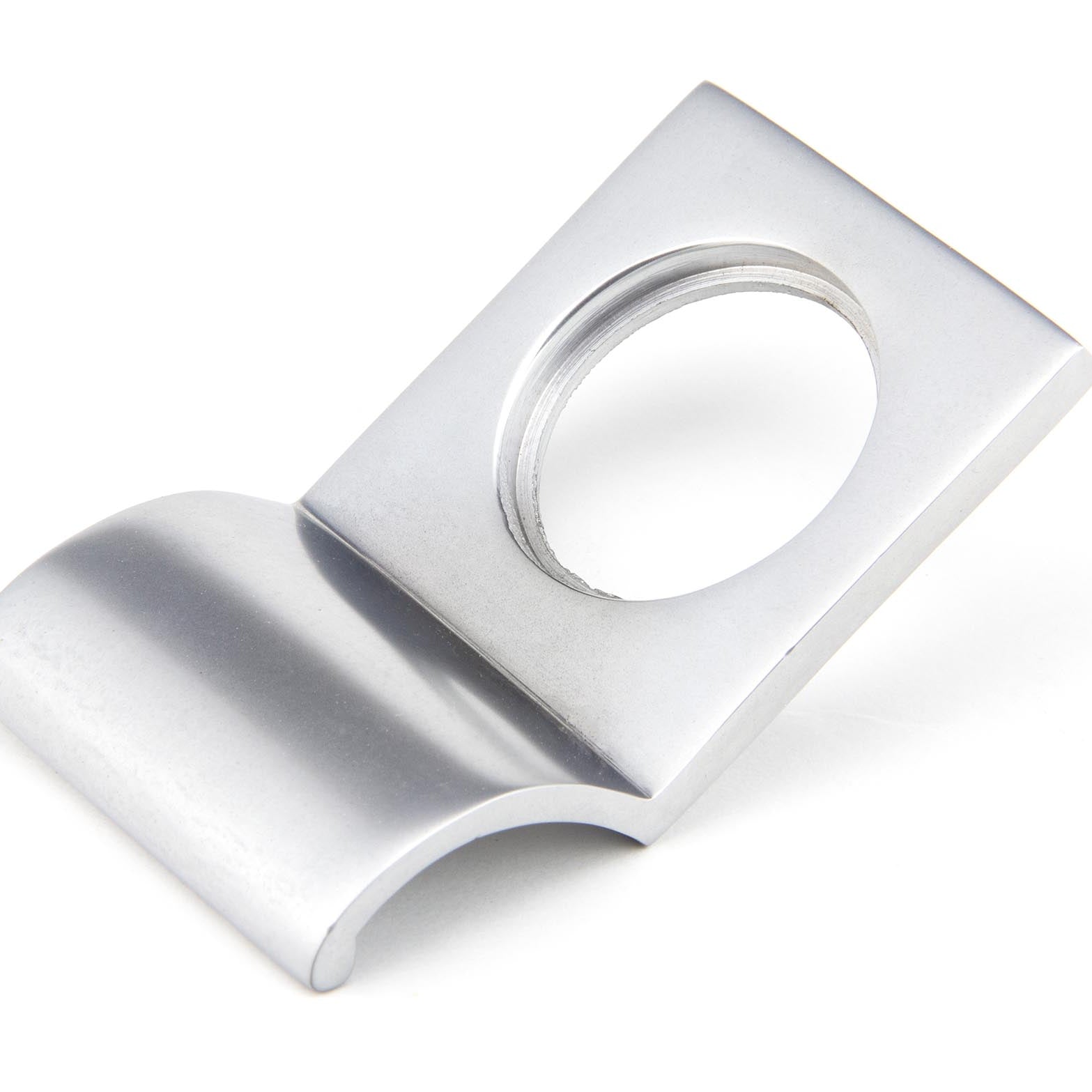 From The Anvil's Satin Chrome Rim Cylinder Pull