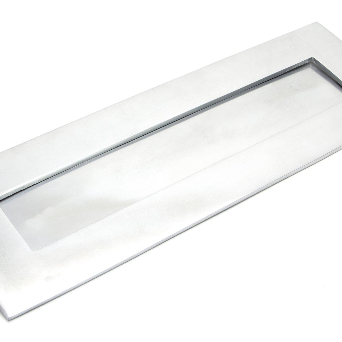 From The Anvil's Satin Chrome Letter Plate