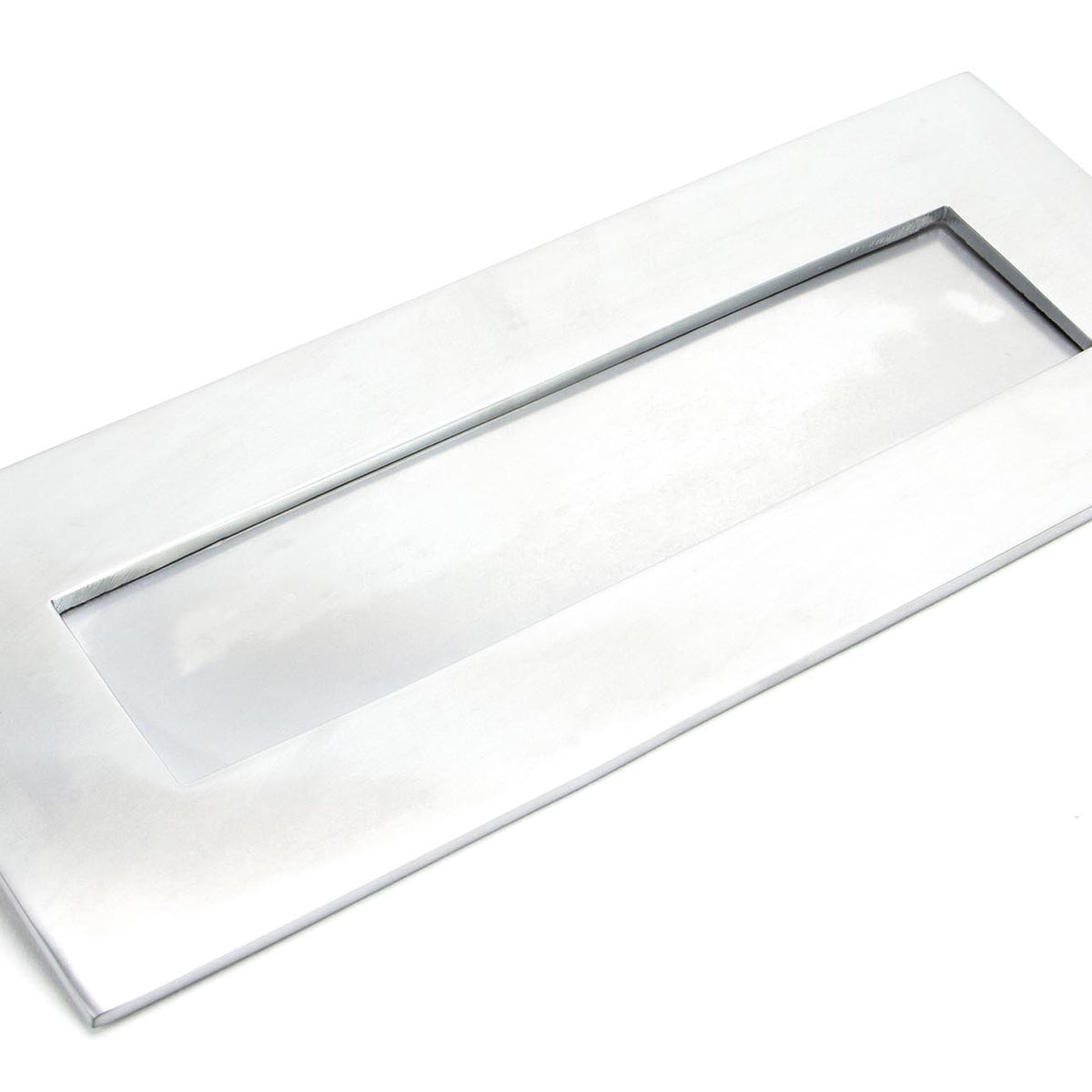 From The Anvil's Satin Chrome Letter Plate