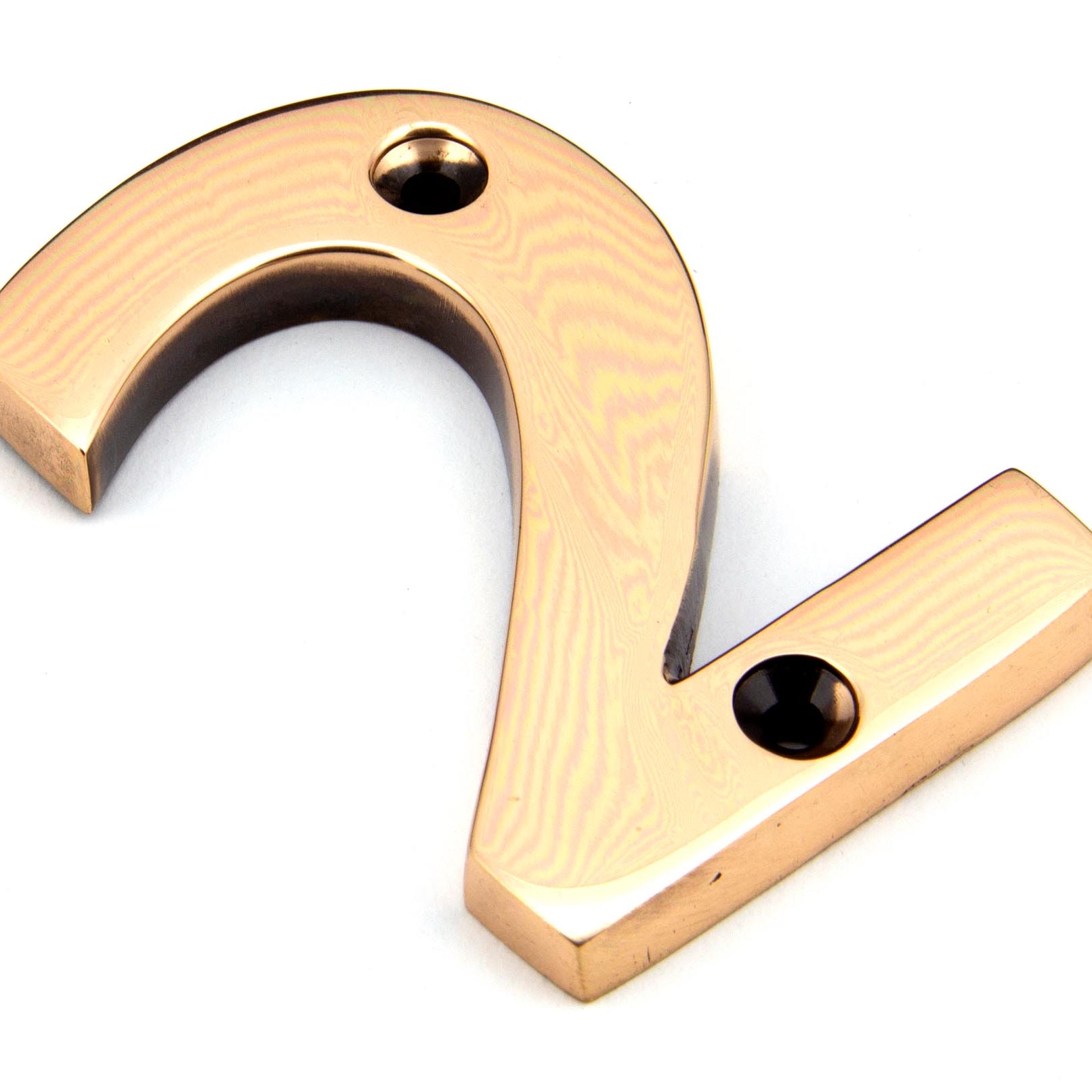 From The Anvil's Polished Bronze Polished Bronze Numeral