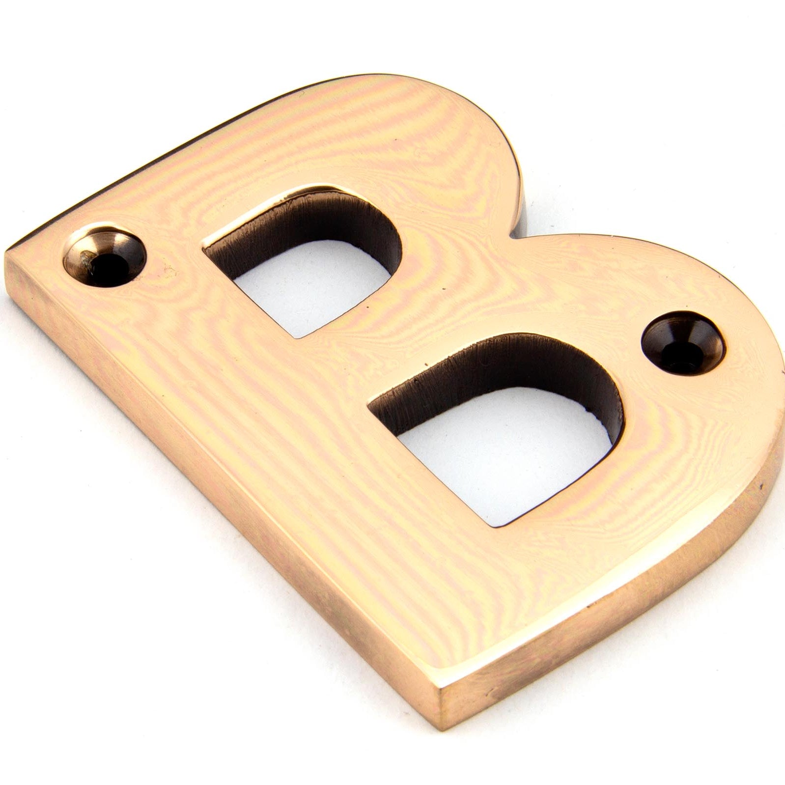 From The Anvil's Polished Bronze Polished Bronze Letter