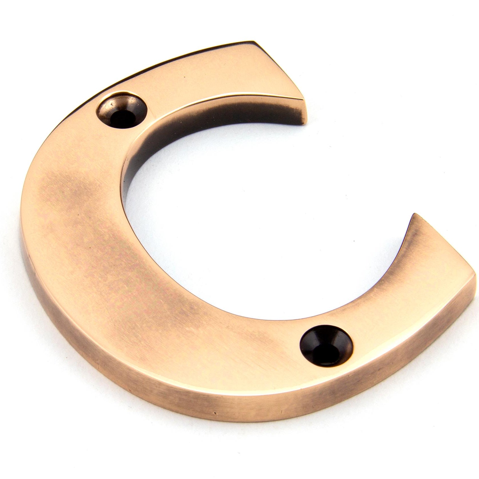 From The Anvil's Polished Bronze Polished Bronze Letter