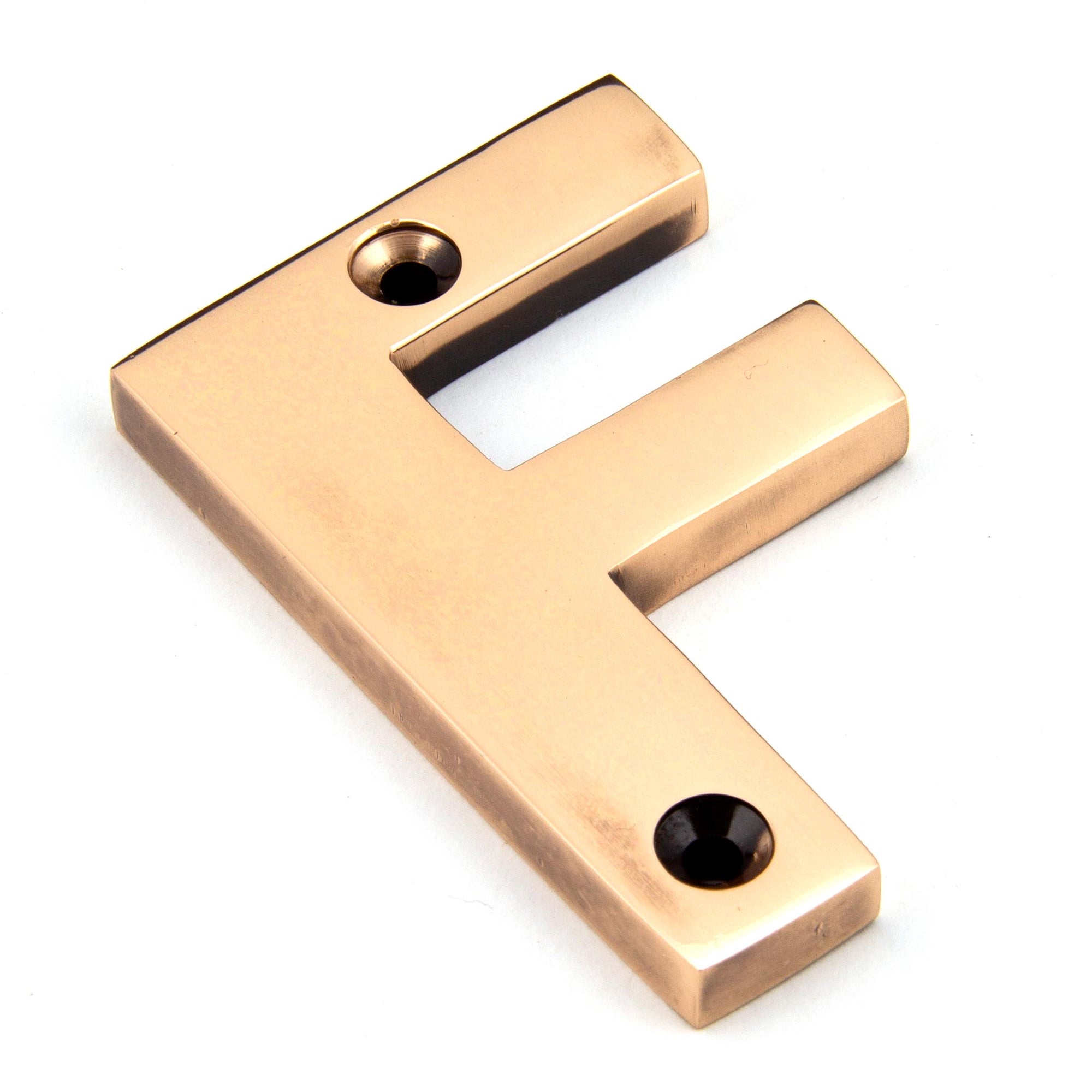 From The Anvil's Polished Bronze Polished Bronze Letter