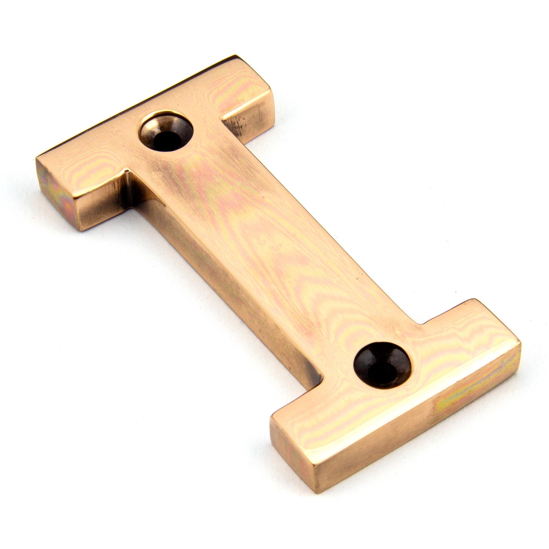 From The Anvil's Polished Bronze Polished Bronze Letter