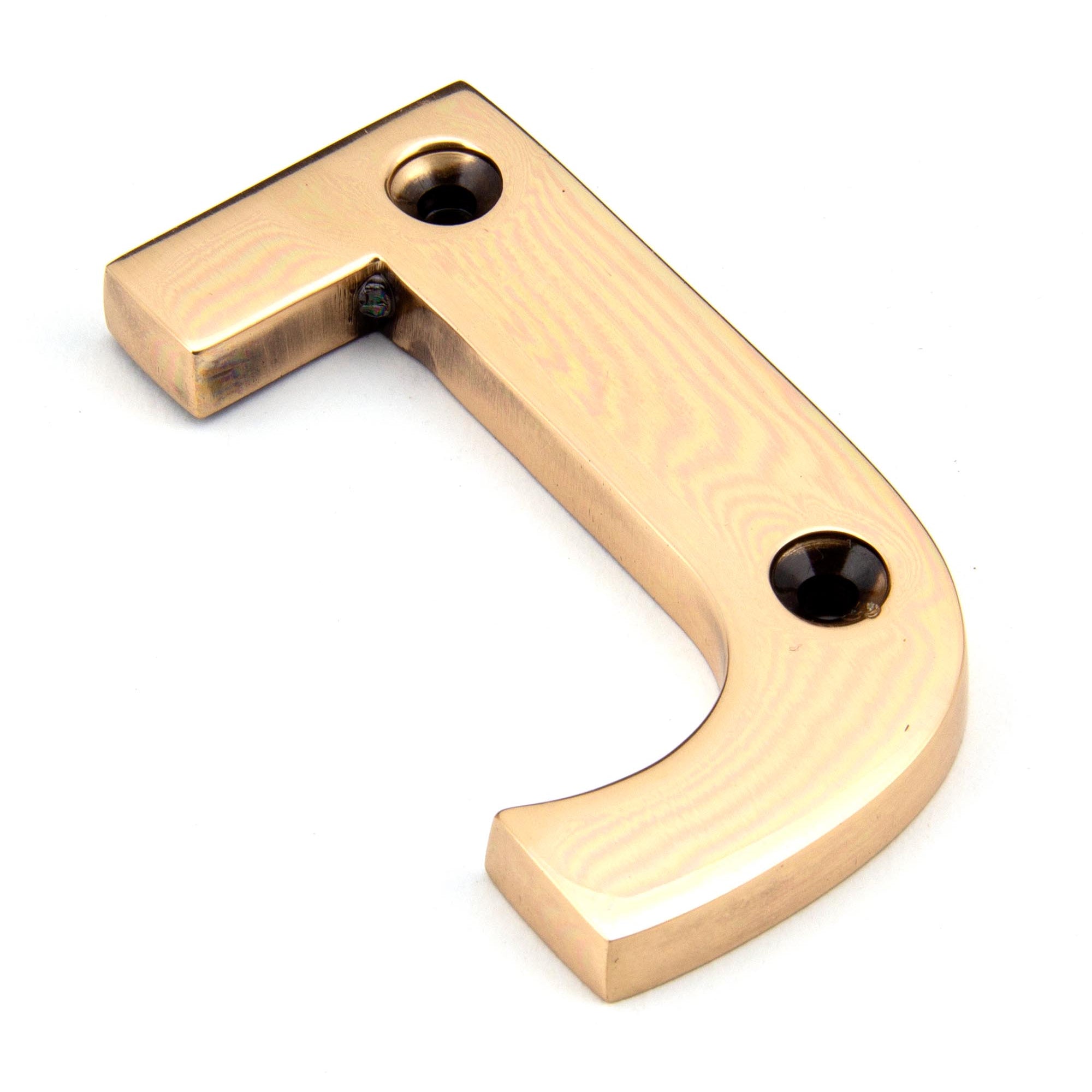 From The Anvil's Polished Bronze Polished Bronze Letter