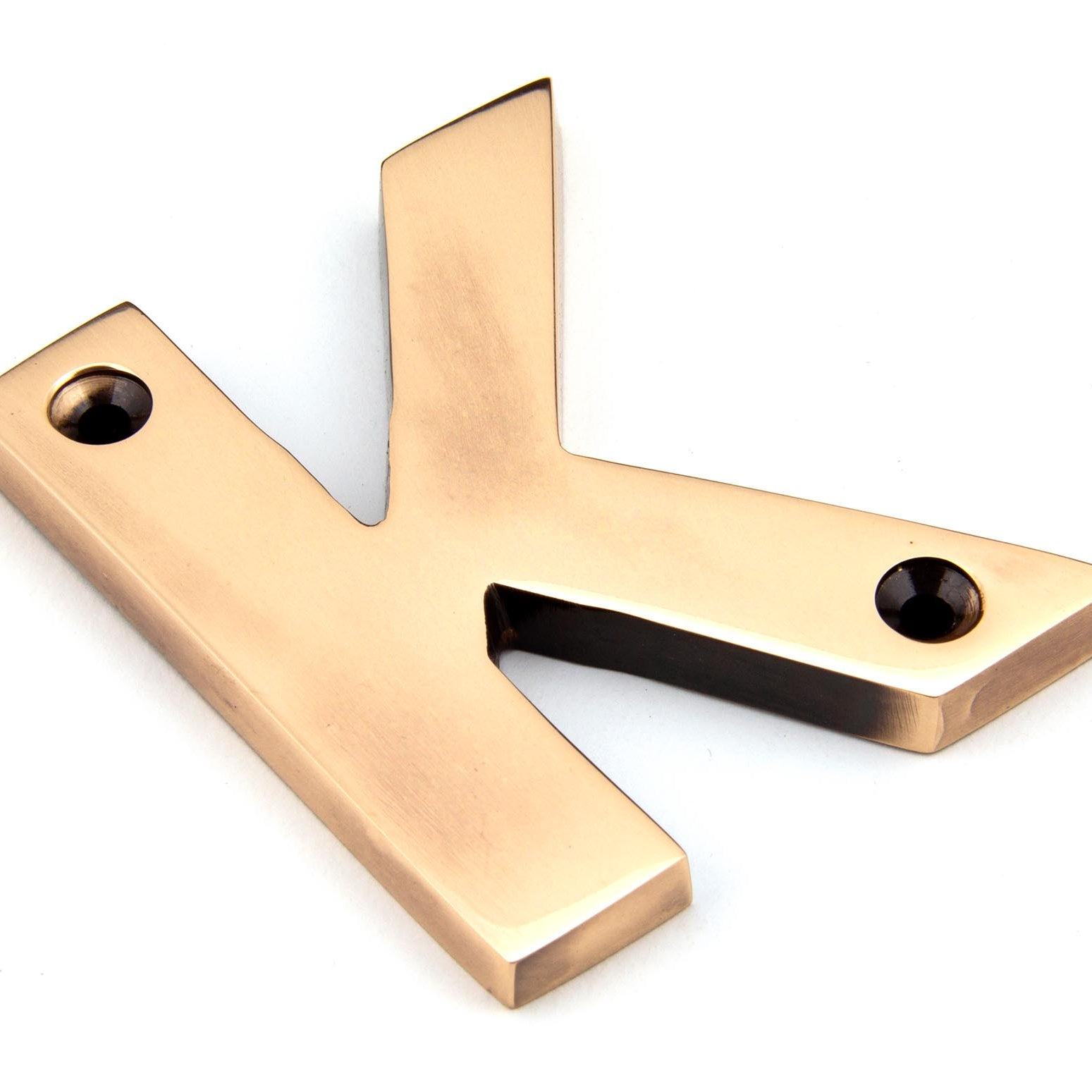 From The Anvil's Polished Bronze Polished Bronze Letter