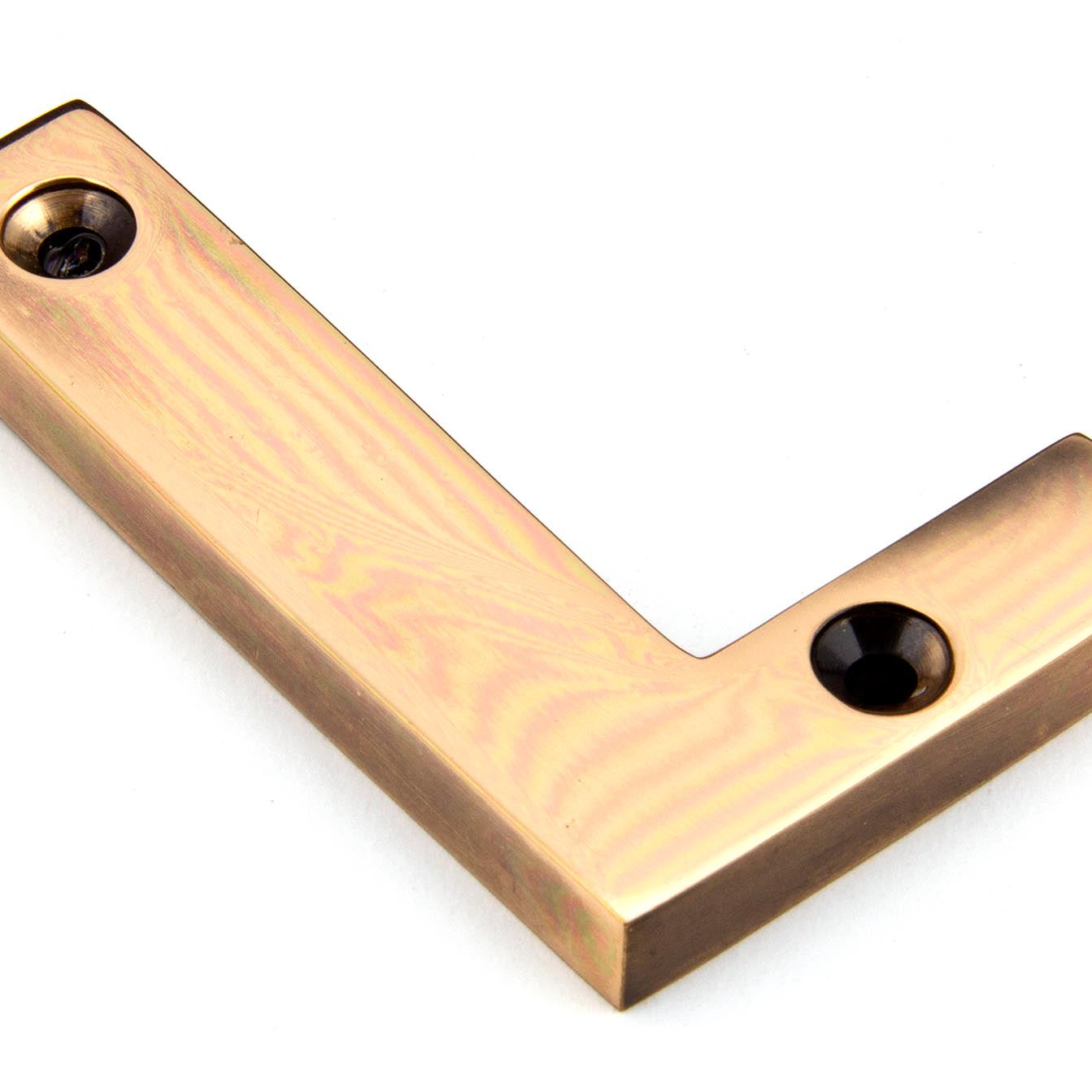 From The Anvil's Polished Bronze Polished Bronze Letter