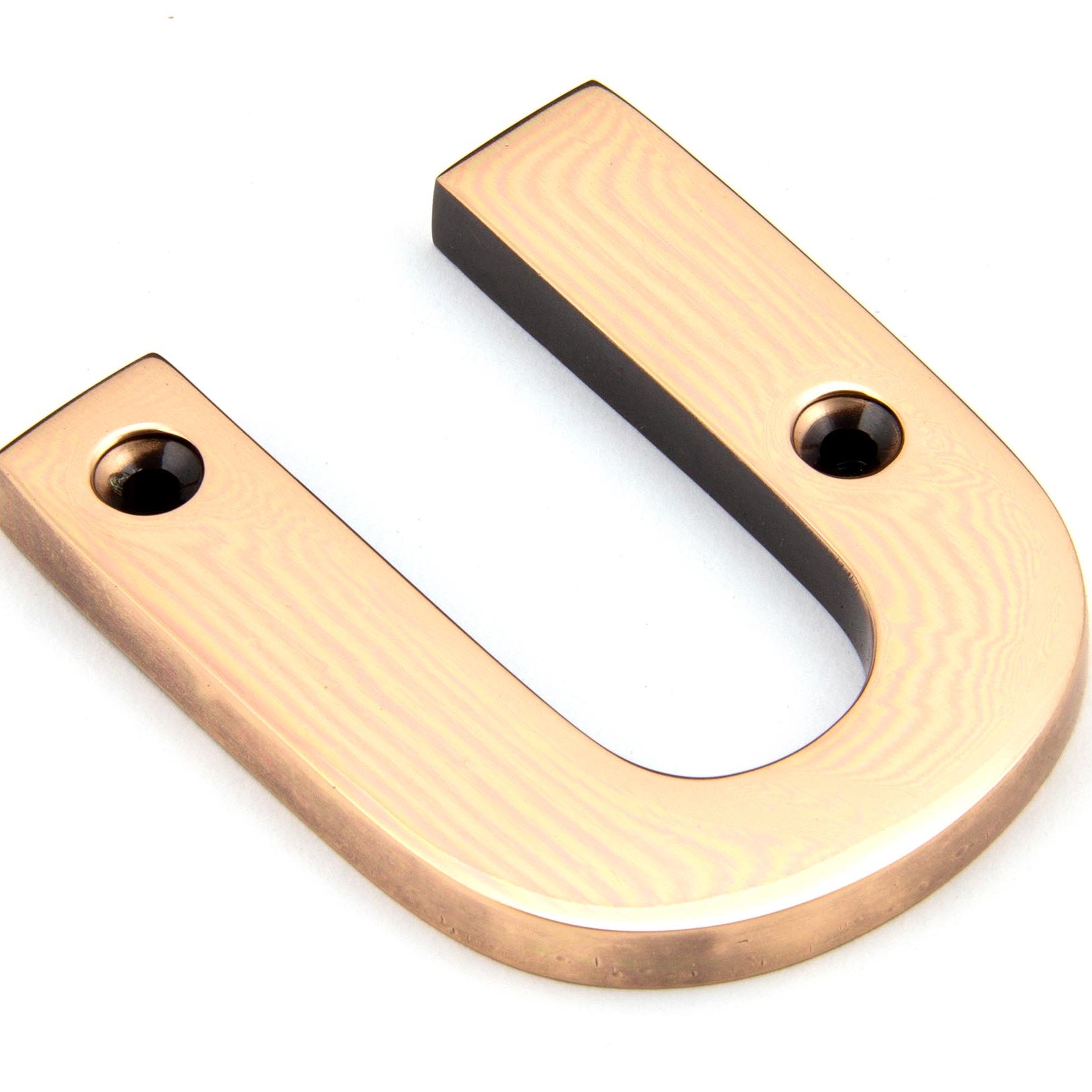 From The Anvil's Polished Bronze Polished Bronze Letter