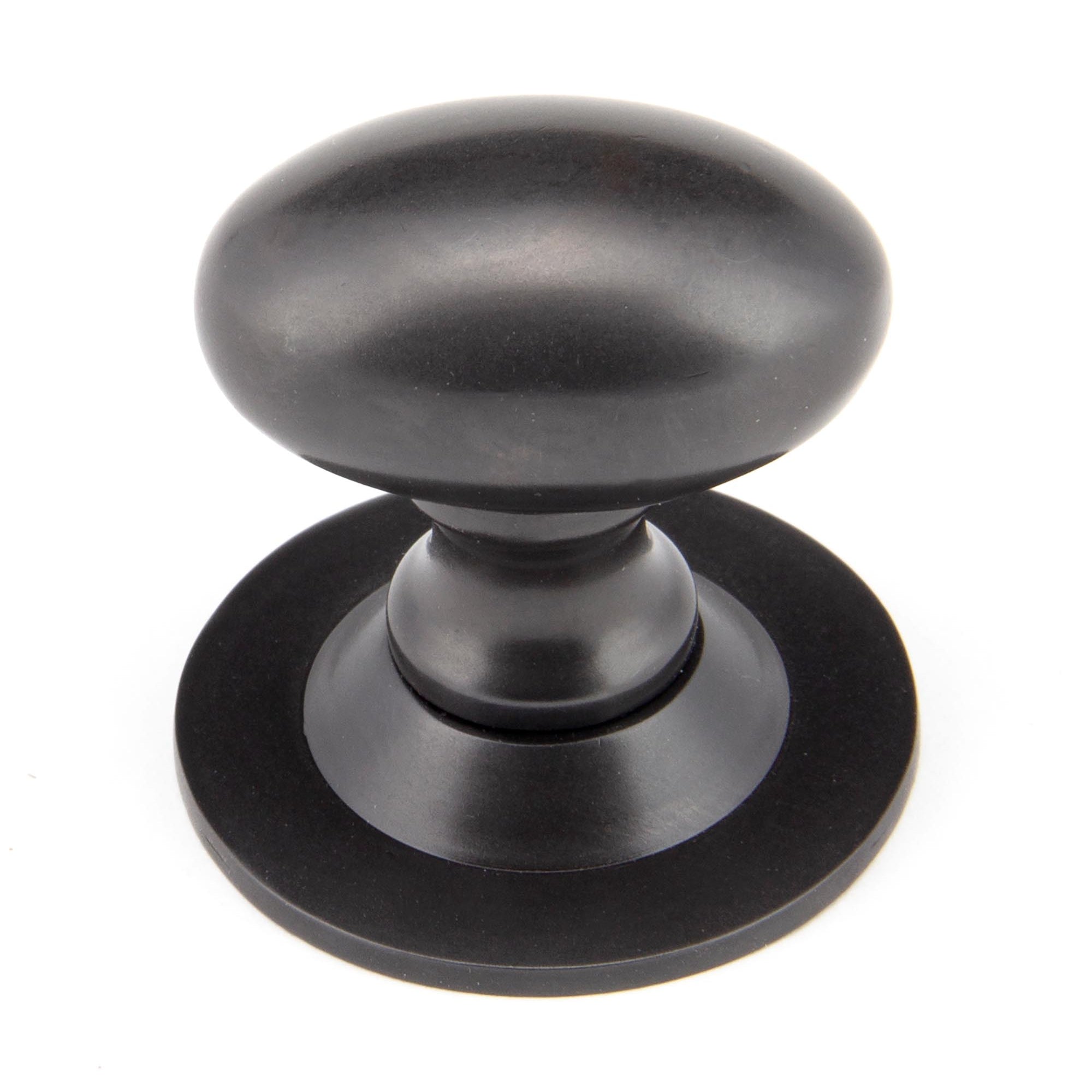 From The Anvil's Aged Bronze Oval Cabinet Knob