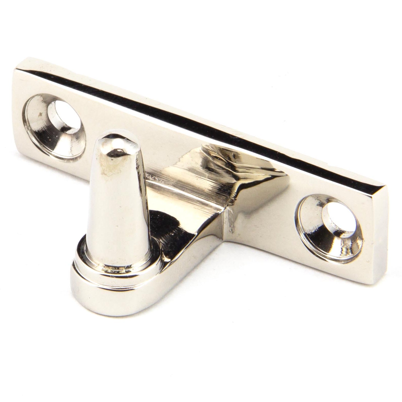 From The Anvil's Polished Nickel Cranked Stay Pin