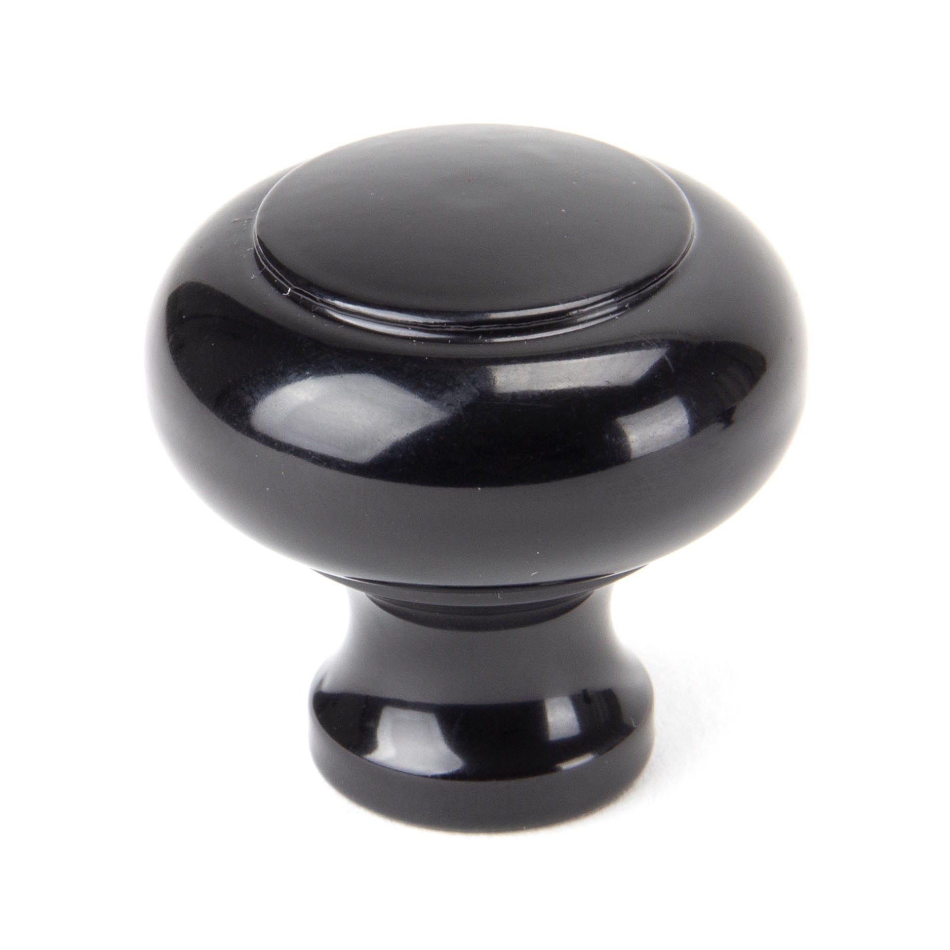 From The Anvil's Black Regency Cabinet Knob