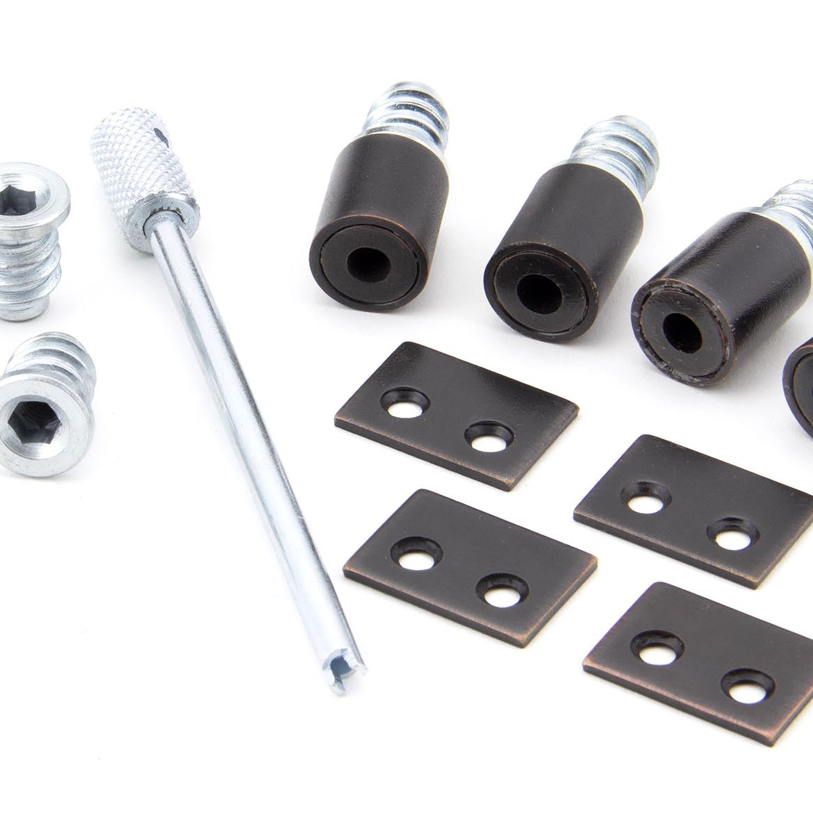 From The Anvil's Aged Bronze Secure Stops (Pack of 4)