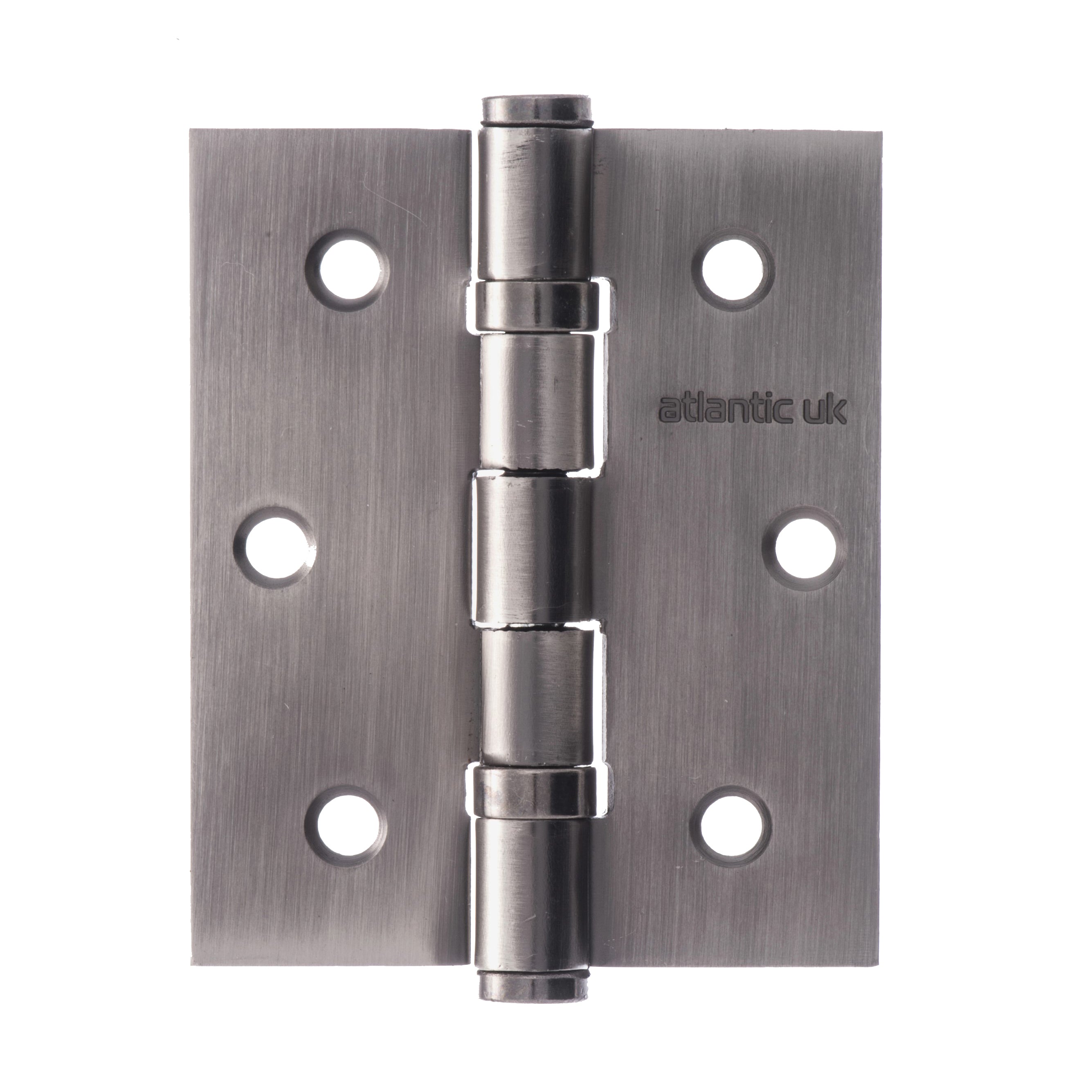 Atlantic Ball Bearing Hinges 3" x 2.5" x 2.5mm - Matt Gun Metal