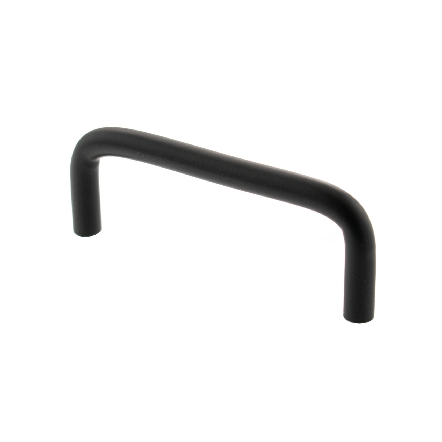 Atlantic D Cabinet Pull Handle 100mm x 10mm - Matt Black