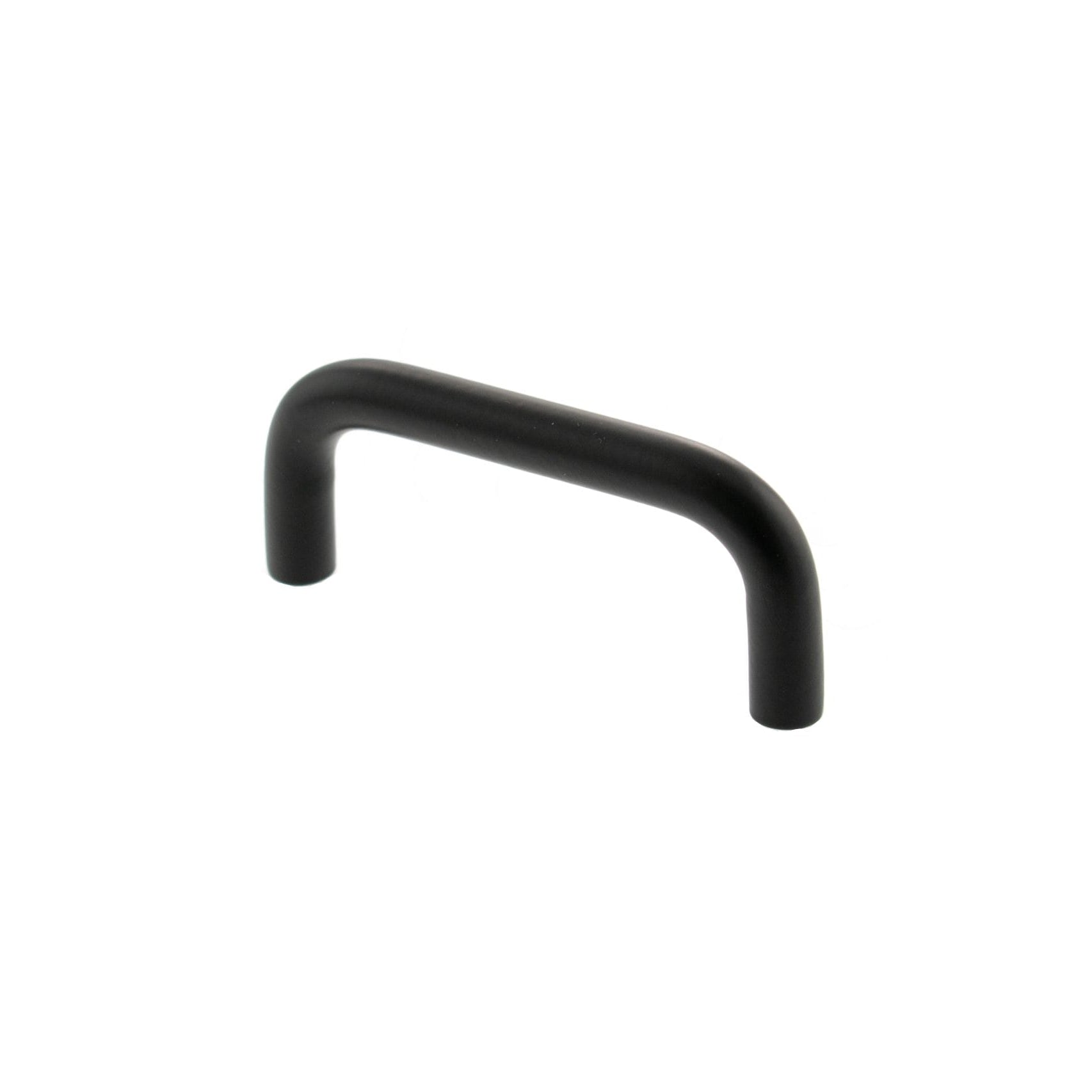 Atlantic D Cabinet Pull Handle 65mm x 10mm - Matt Black