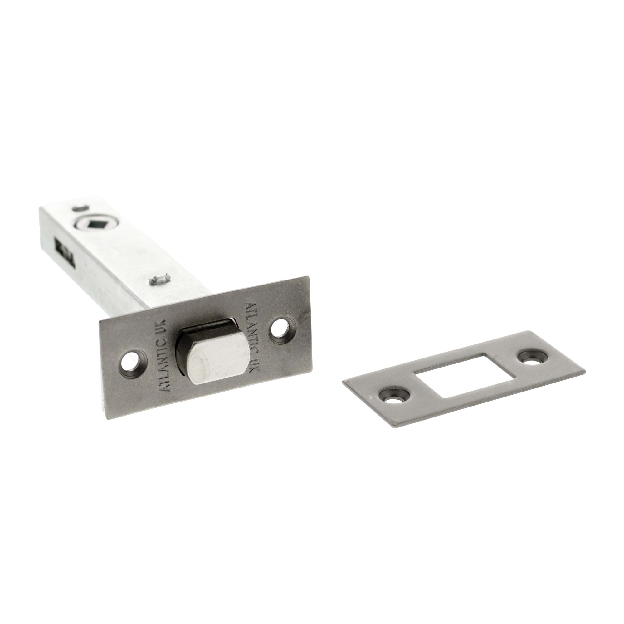 Atlantic Tubular Deadbolt 4" - Distressed Silver