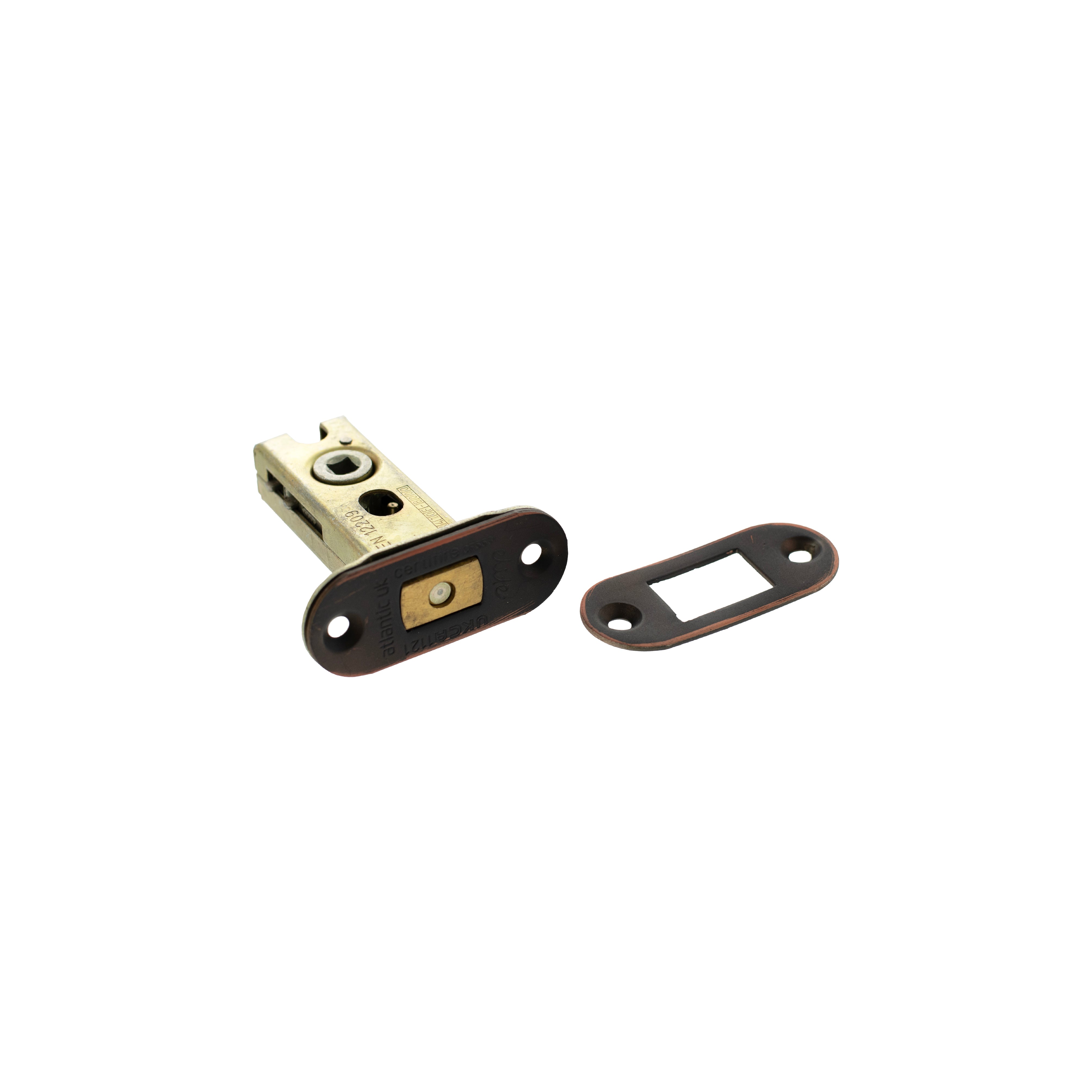Atlantic Radius Fire-Rated CE Marked Bolt Through Tubular Deadbolt 2.5" - Antique Copper