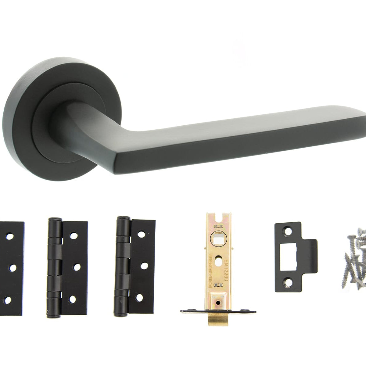 Alaska Door Handle Pack in Matt Black