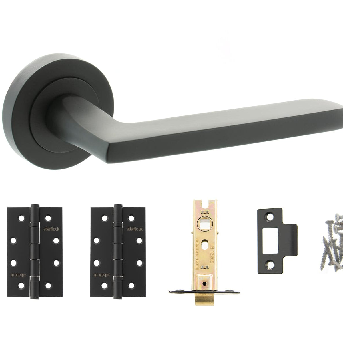 Alaska Door Handle Pack in Matt Black